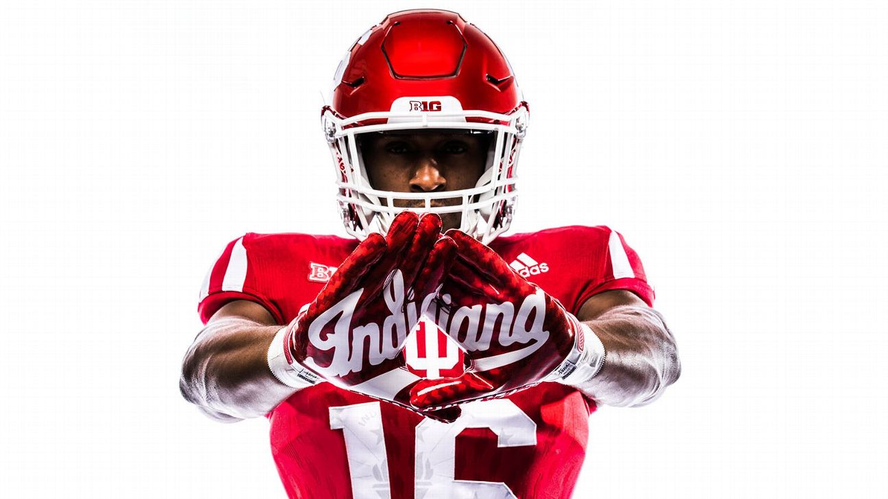 Hoosiers' Classic Candy Stripe Uniforms Will Get Their Gridiron Debut