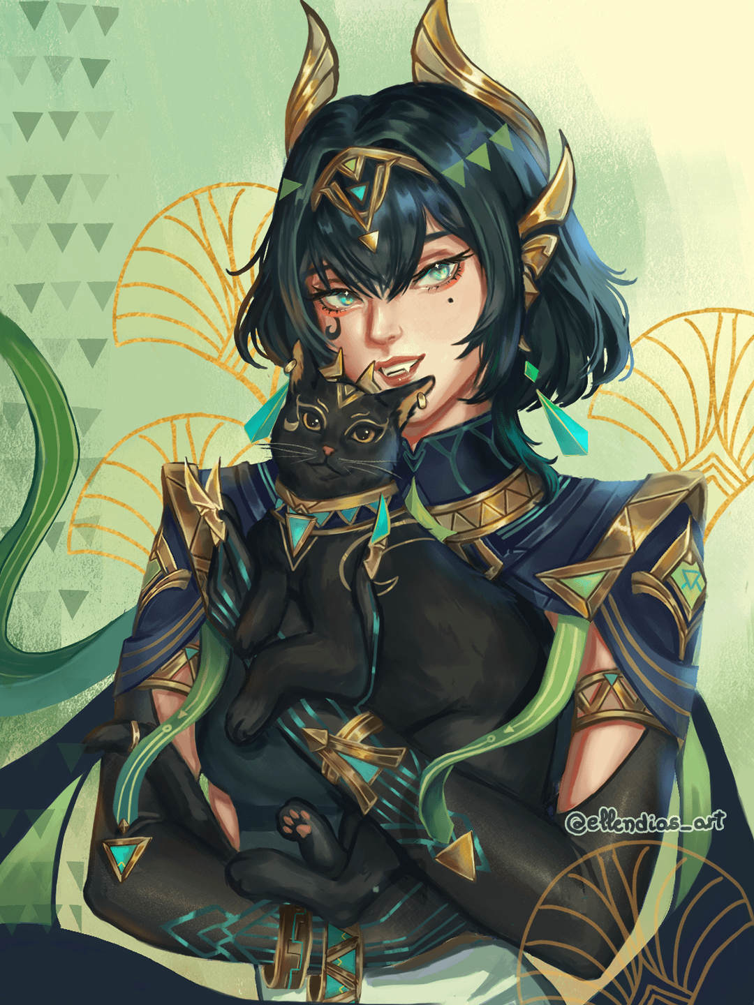✧.* Nefer Fanart, R Genshin_Impact