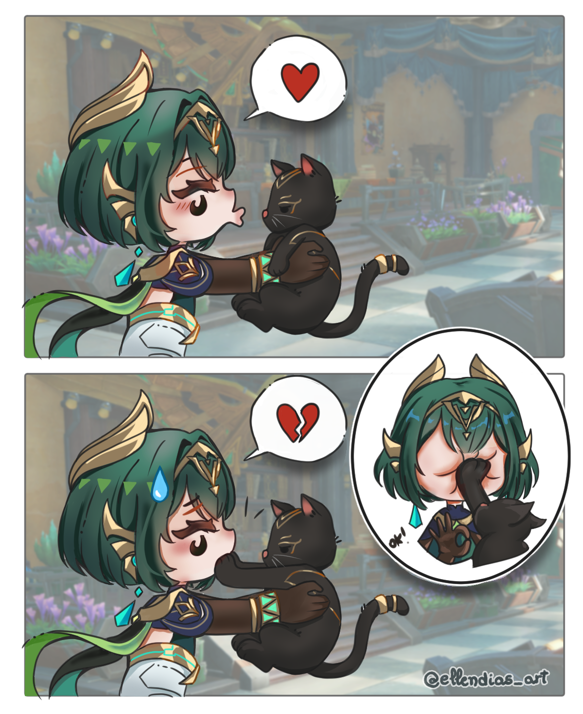 ✧.* Nefer Fanart, R Genshin_Impact