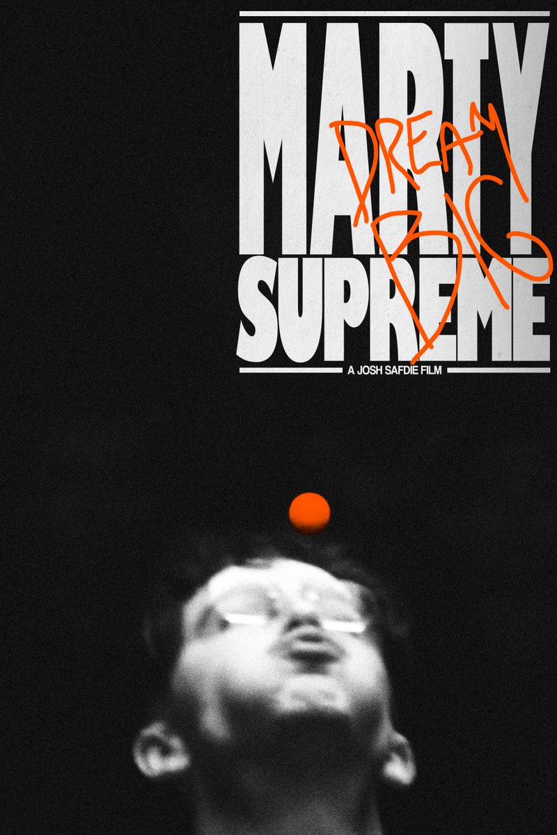 Fan Made Posters For 'MARTY SUPREME ' Starring Timothée Chalamet