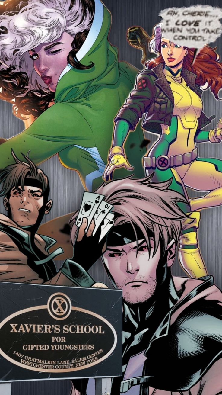 Rogue and Gambit wallpaper