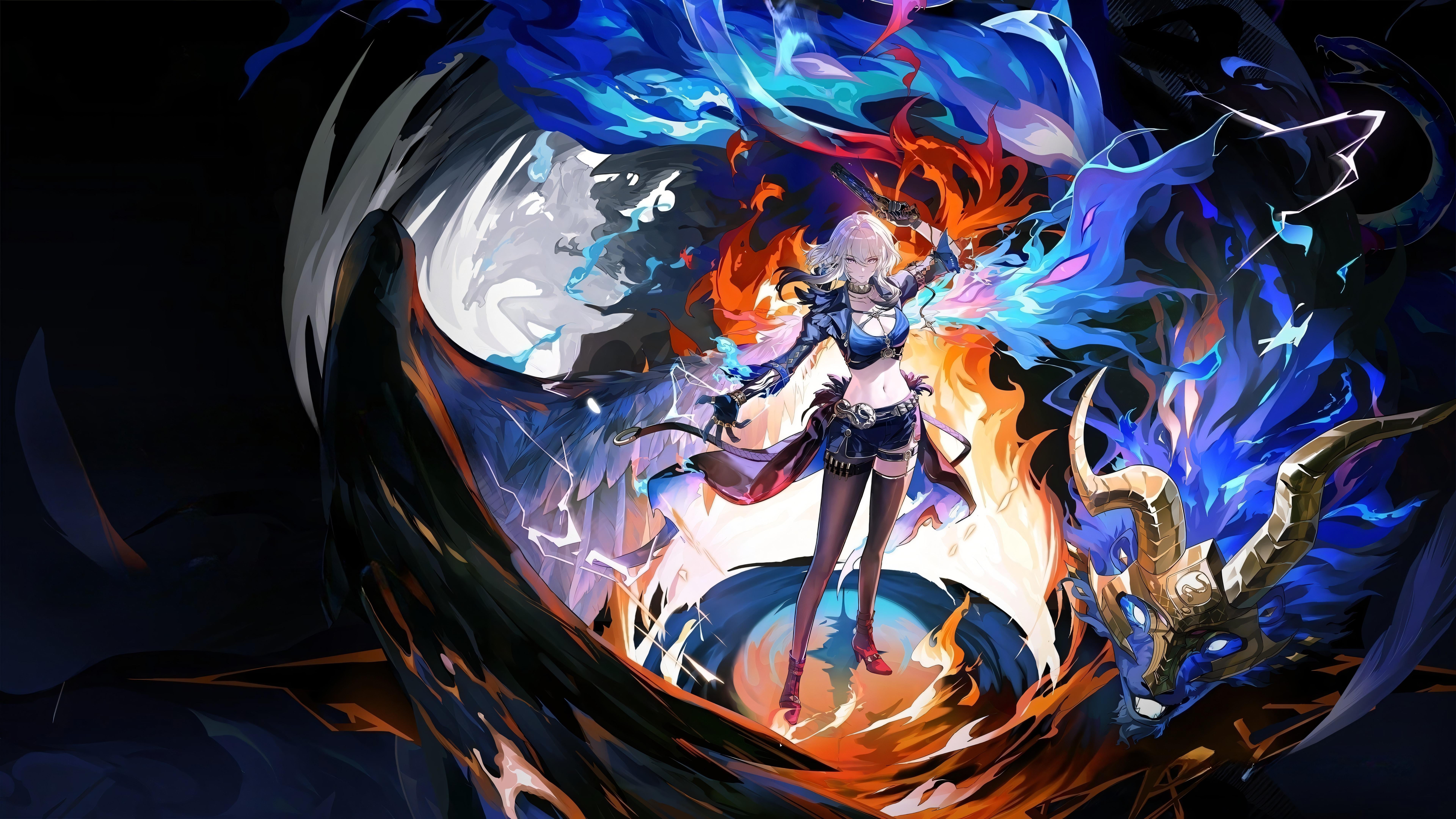 Galbrena splash art cleaned up and upscaled (Google drive link in comments)