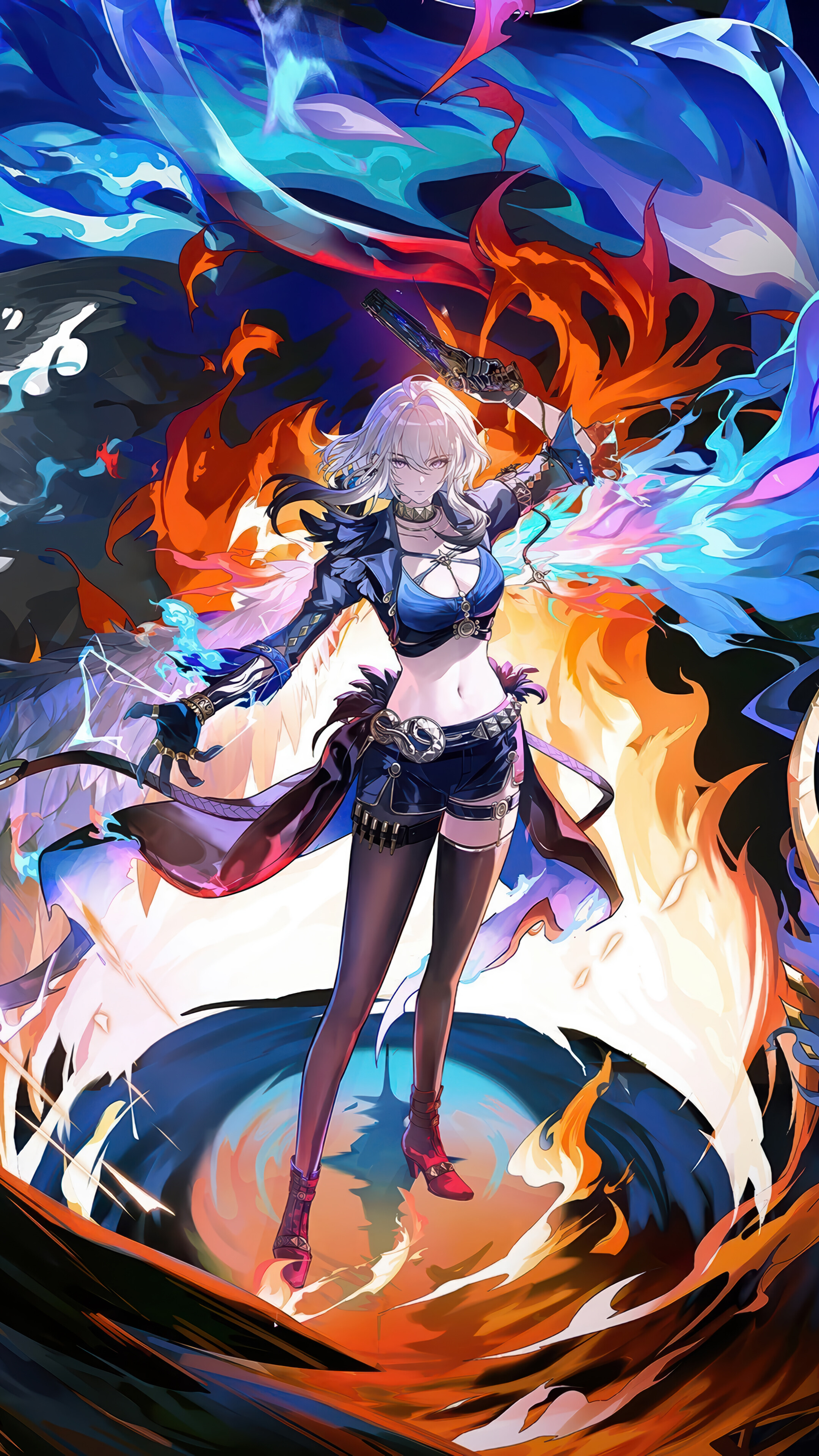 Galbrena Wuthering Waves 4K Wallpaper iPhone HD Phone