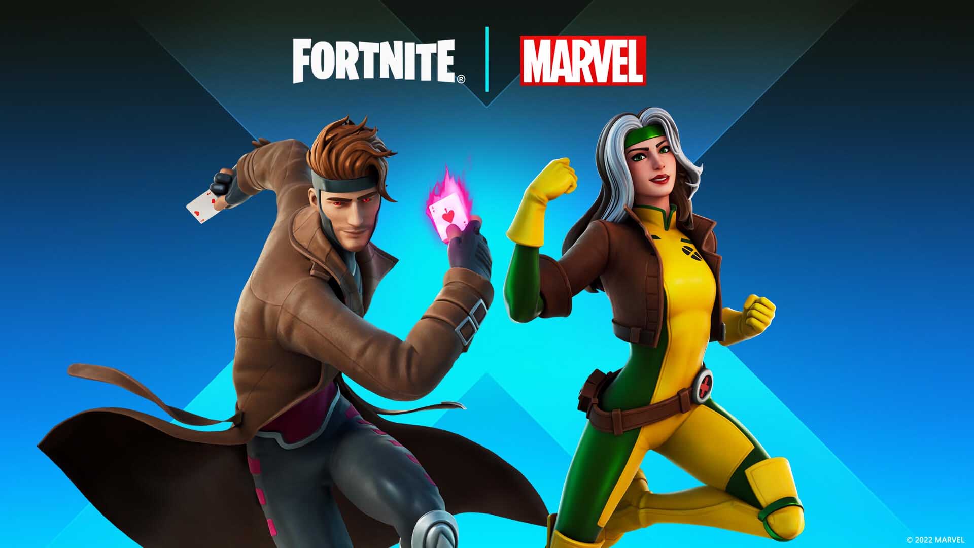 Gambit Rogue Fortnite Skin HD Fortnite Wallpaper