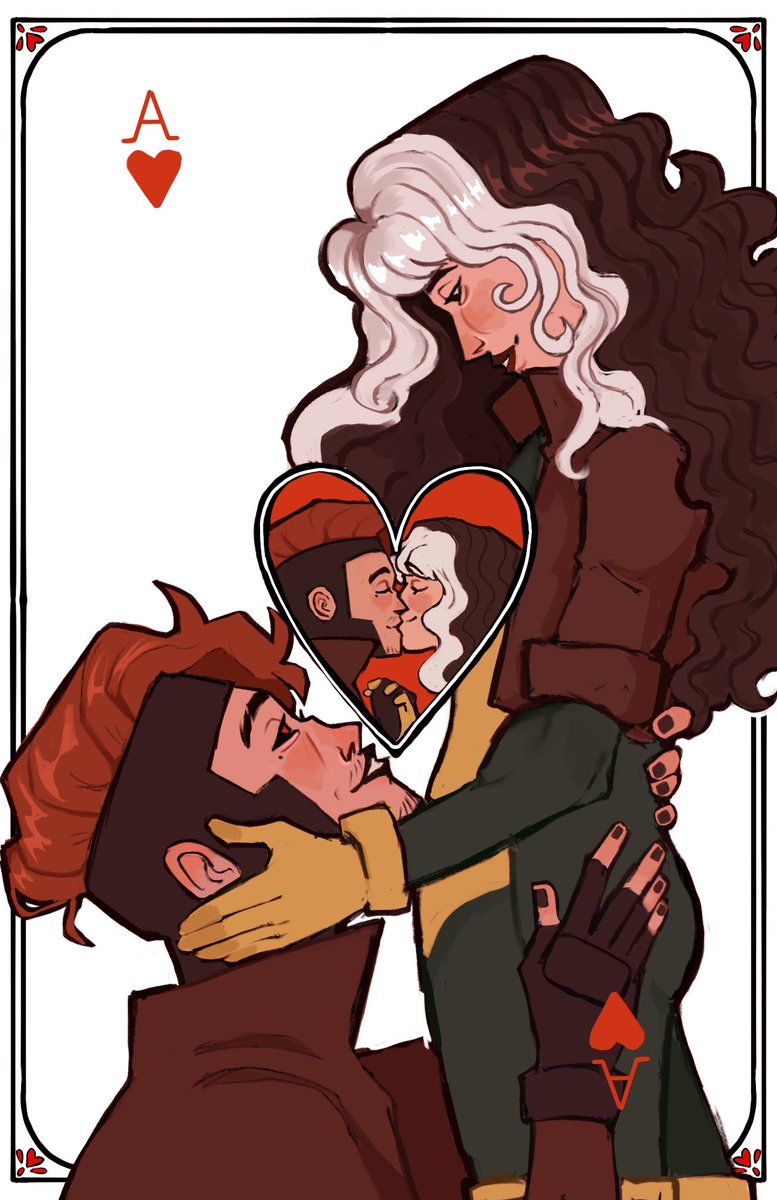 Rogue and Gambit my beautifull darlings