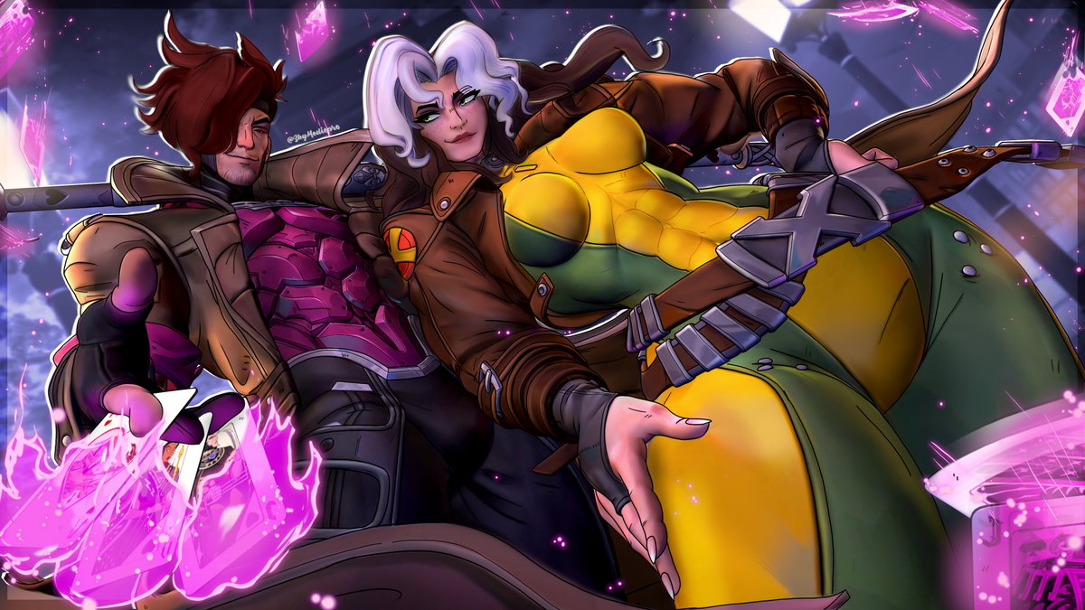 Gambit and Rogue ❤️‍