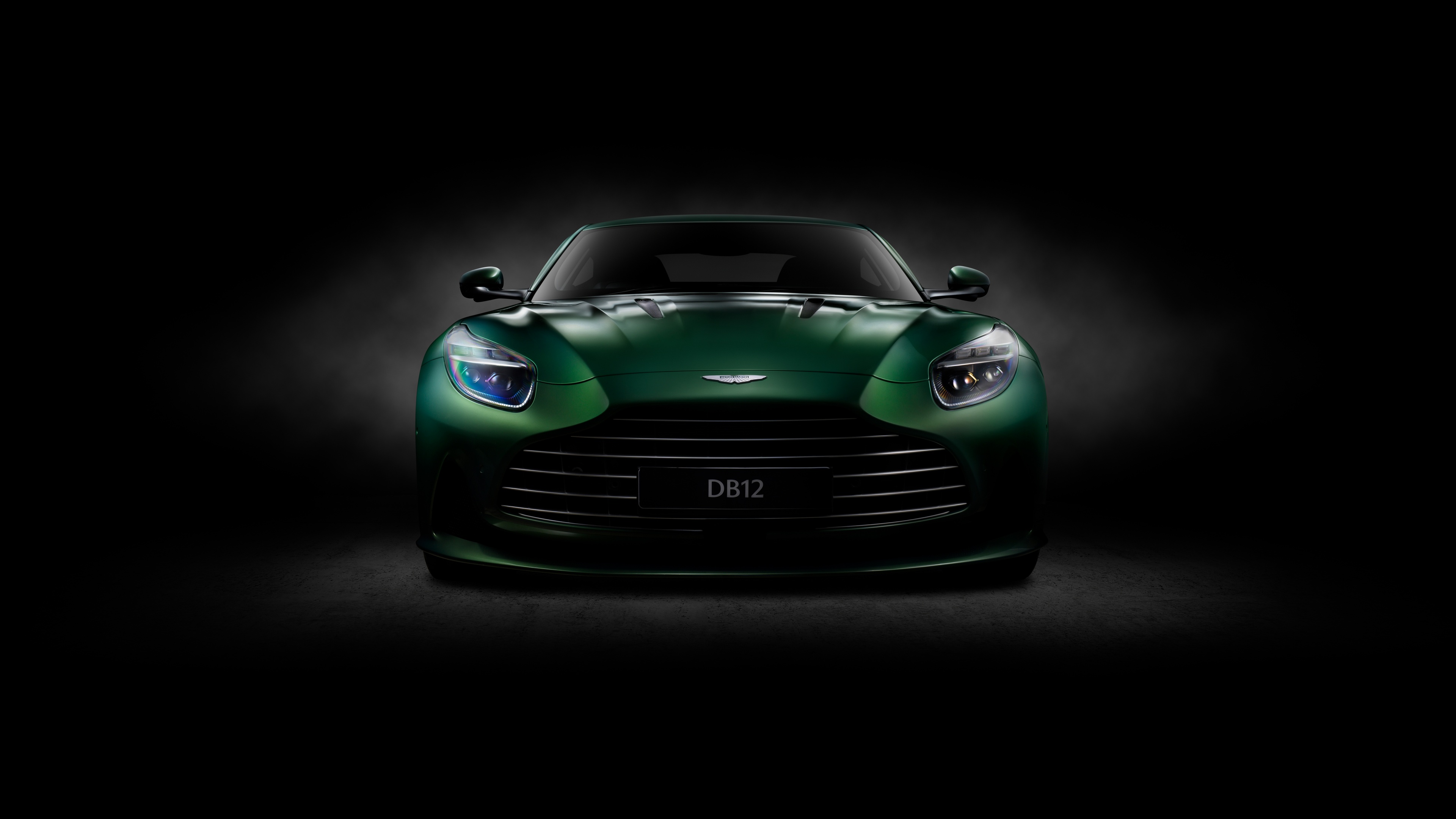 Aston Martin DB12 Wallpaper 4K, Dark background, Sports cars, 5K