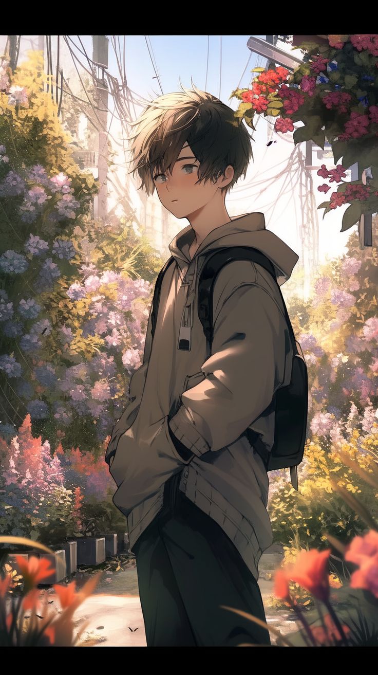 Cute anime boy. anime wallpaper. how to draw. manga art. manhwa