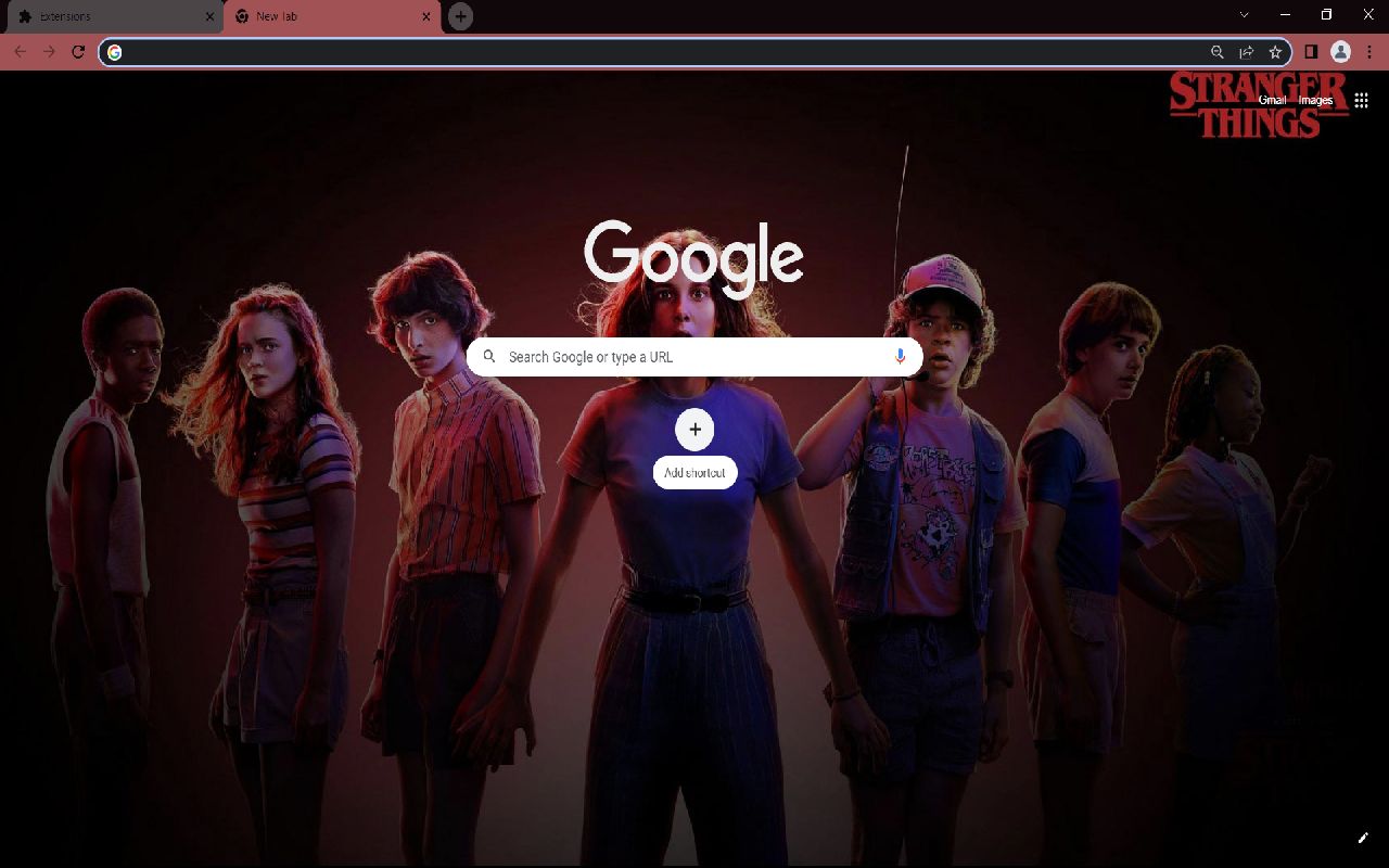 Stranger Things Browser Theme Web Store