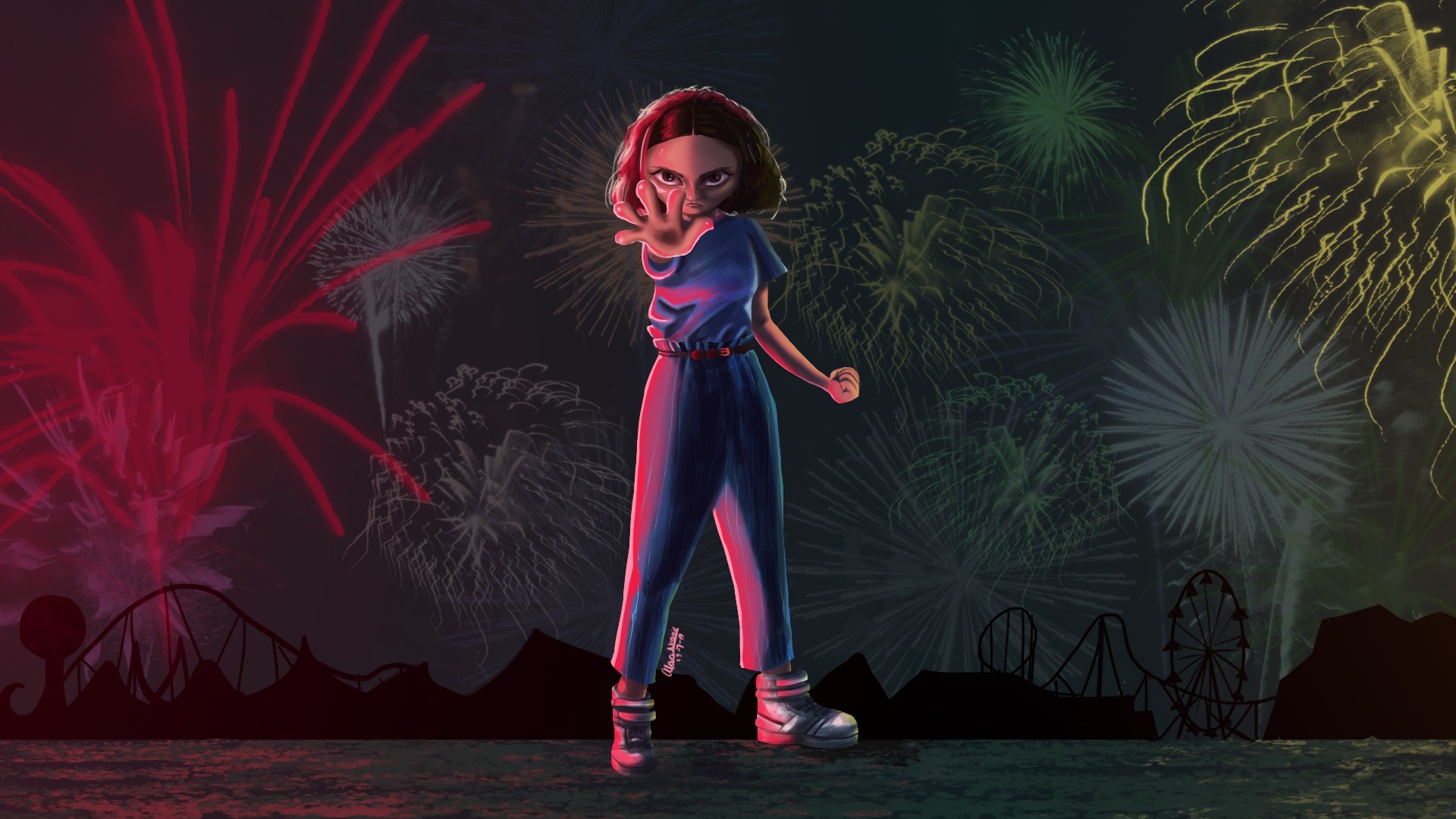 Best Eleven Stranger Things Wallpaper For Desktop, PC, Laptop, Computer [ 4k, HD ]