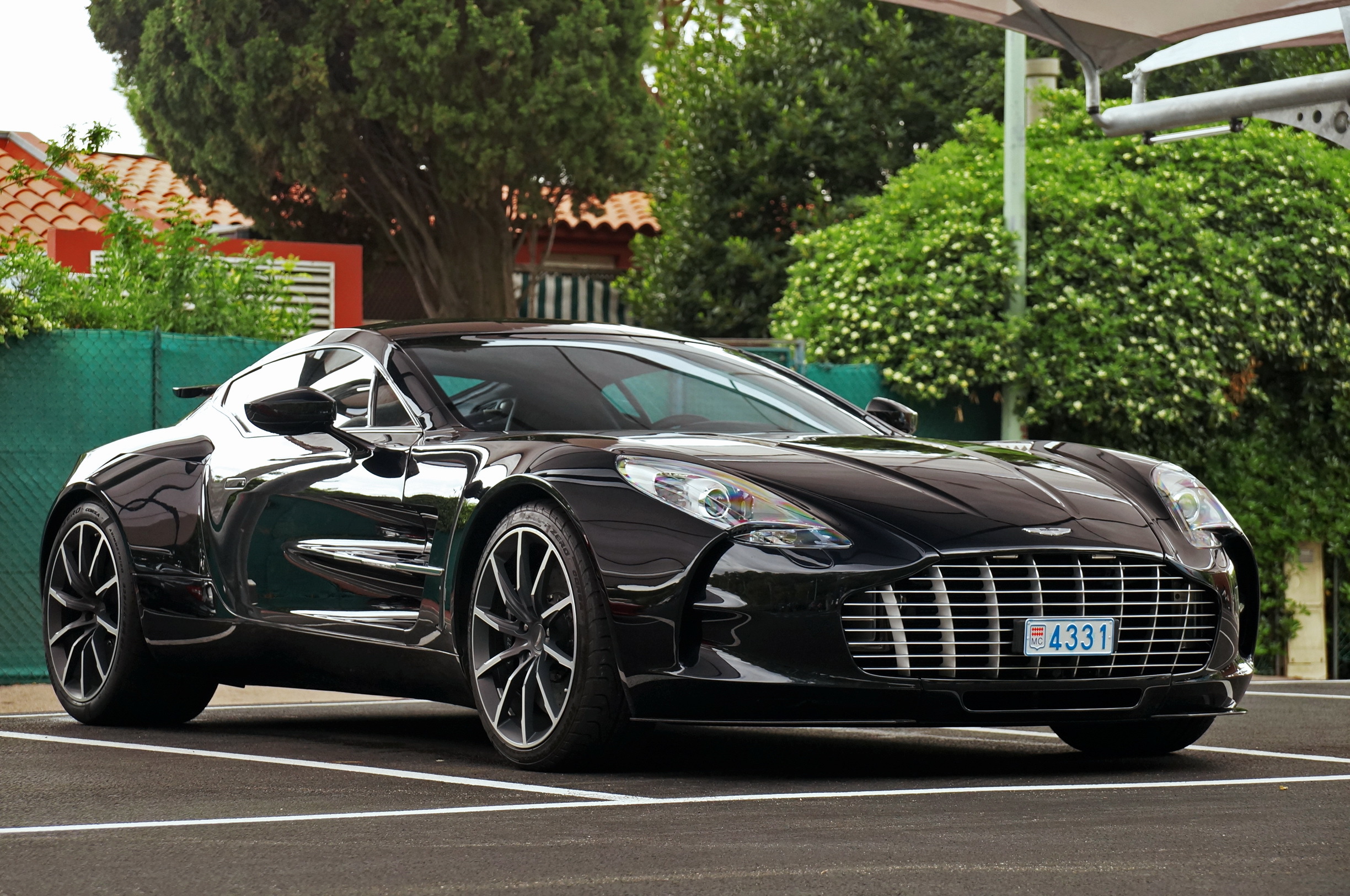 Wallpaper Car, Aston Martin, Black, Super, One 77 For Mobile And Desktop, Section Aston Martin, Resolution 2448x1625