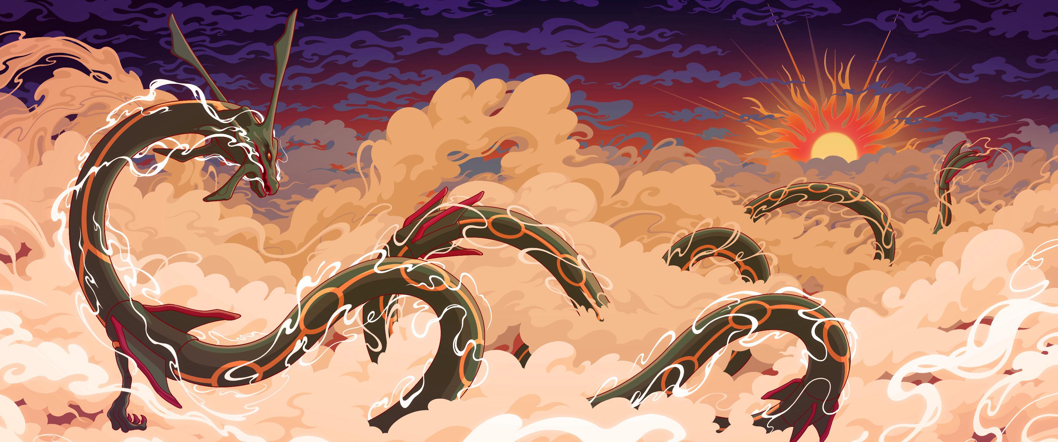 Rayquaza Ascent [3440x1440]