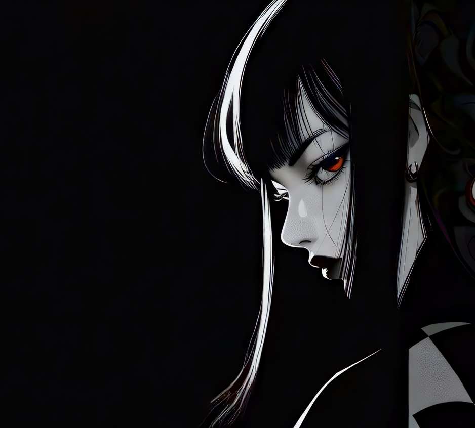 Monochrome Blade & Freckled Gaze Live Wallpaper