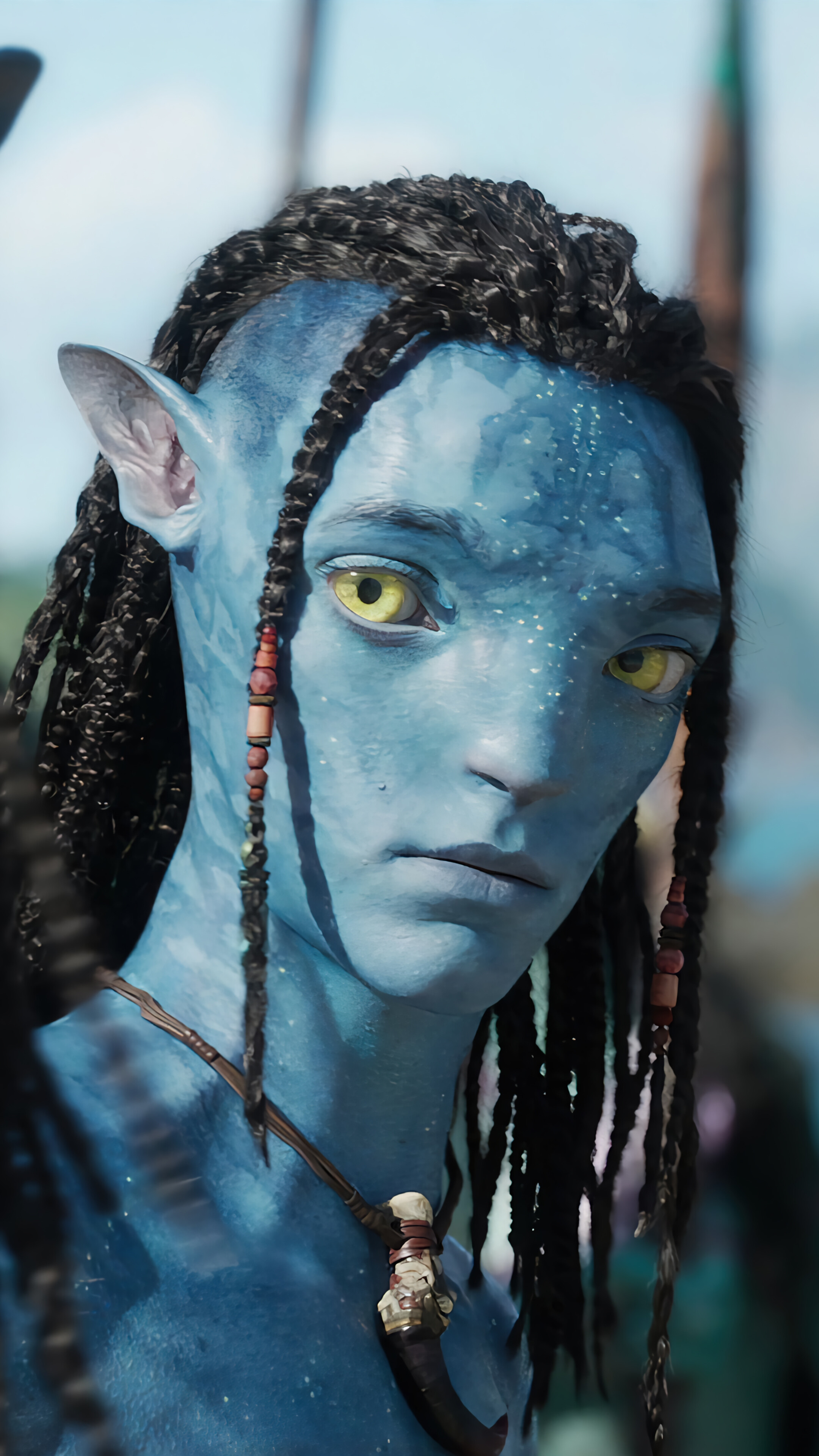 Avatar: The Way of the Water Neytiri Lo'ak 4K Wallpaper iPhone HD Phone h