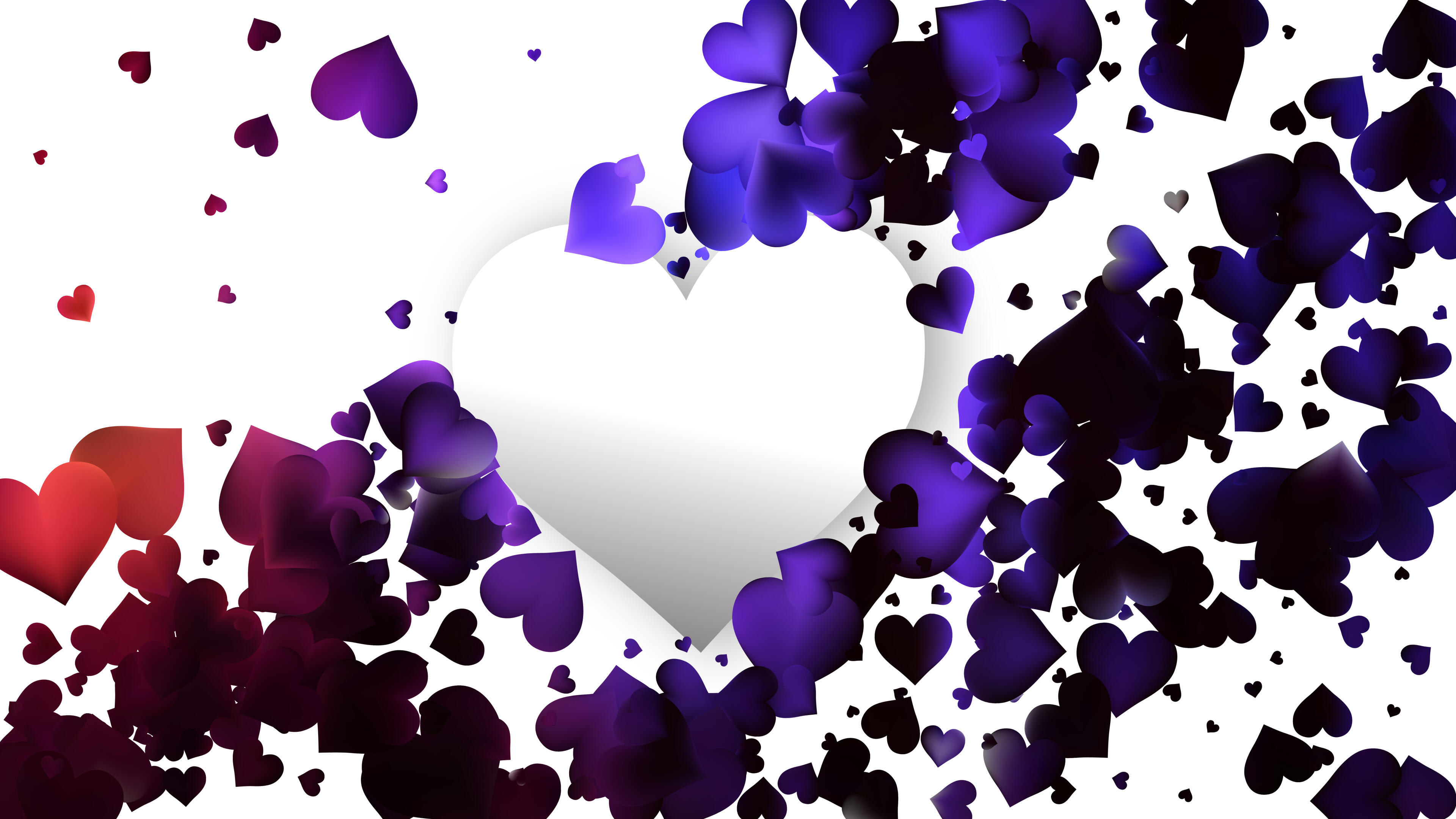 Free Download Heart Shaped Overlay Design