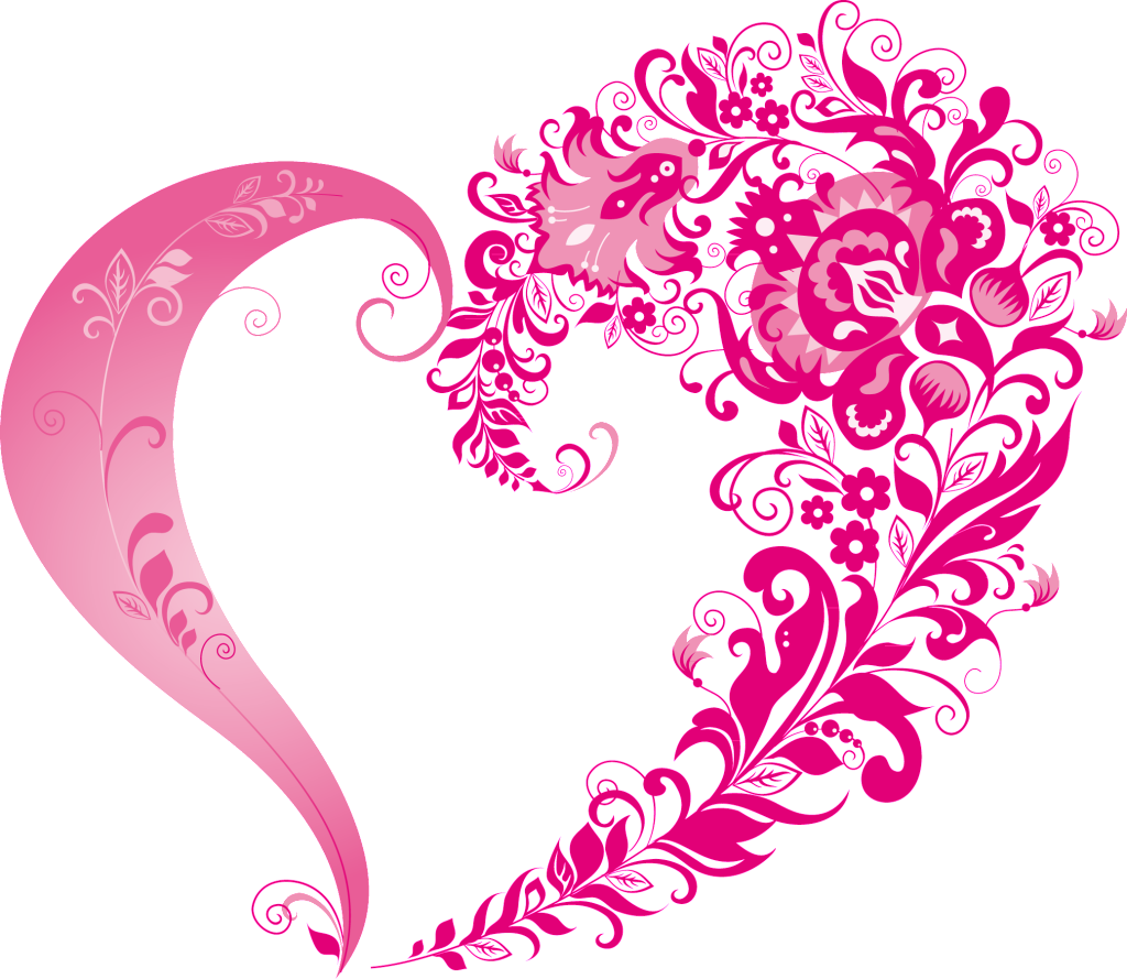 Download Floral Heart Vector Design