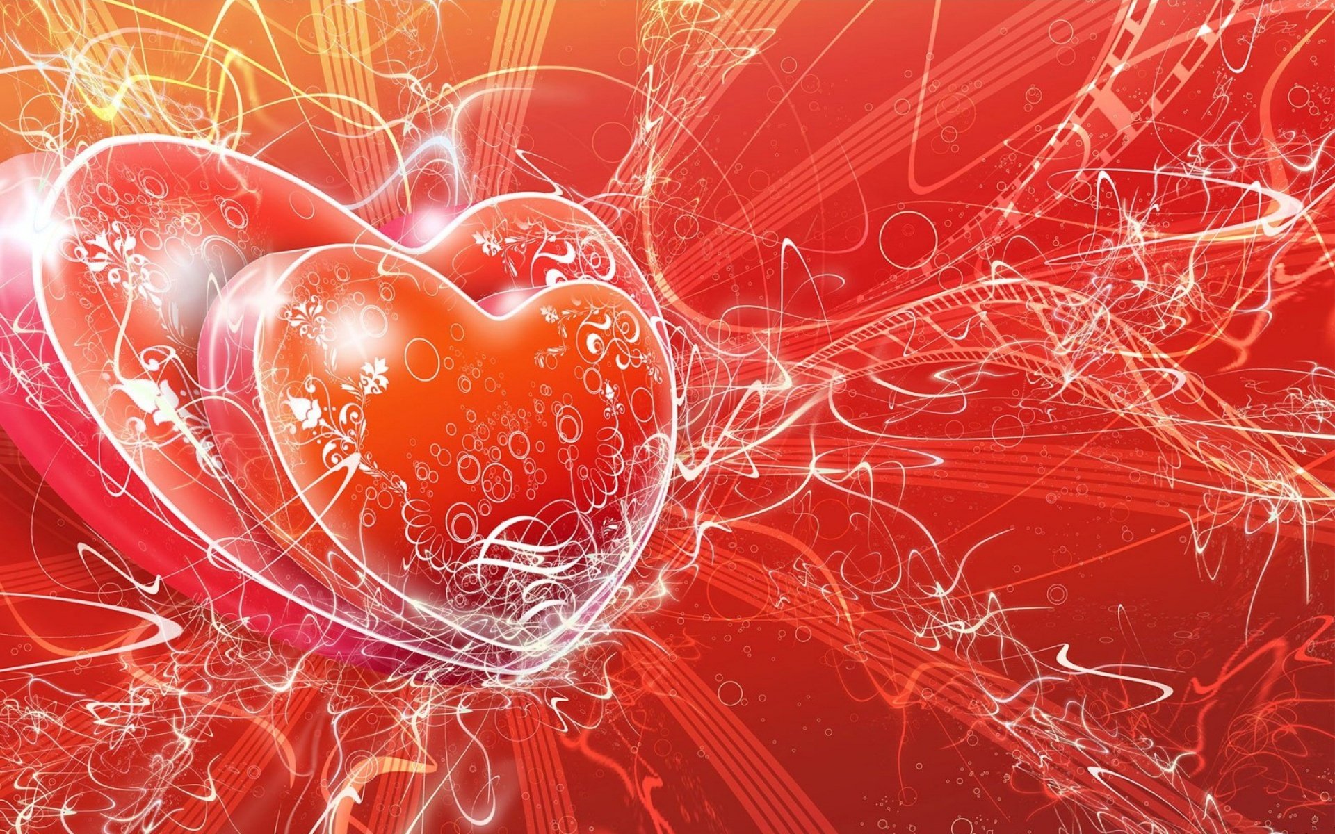 Artistic Love Vector HD Wallpaper
