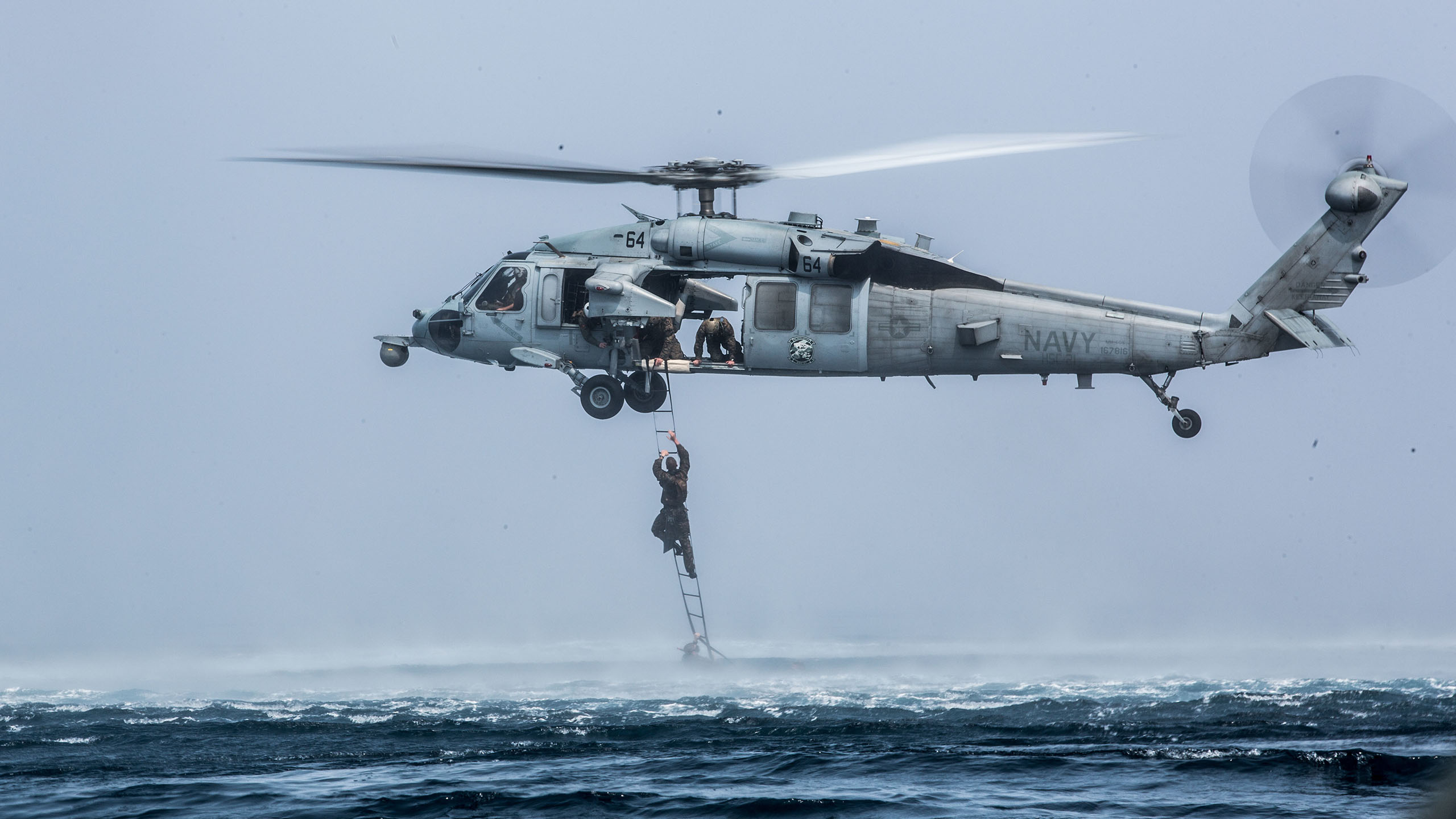 Seahawk Hoist: US Navy SH 60 Rescue