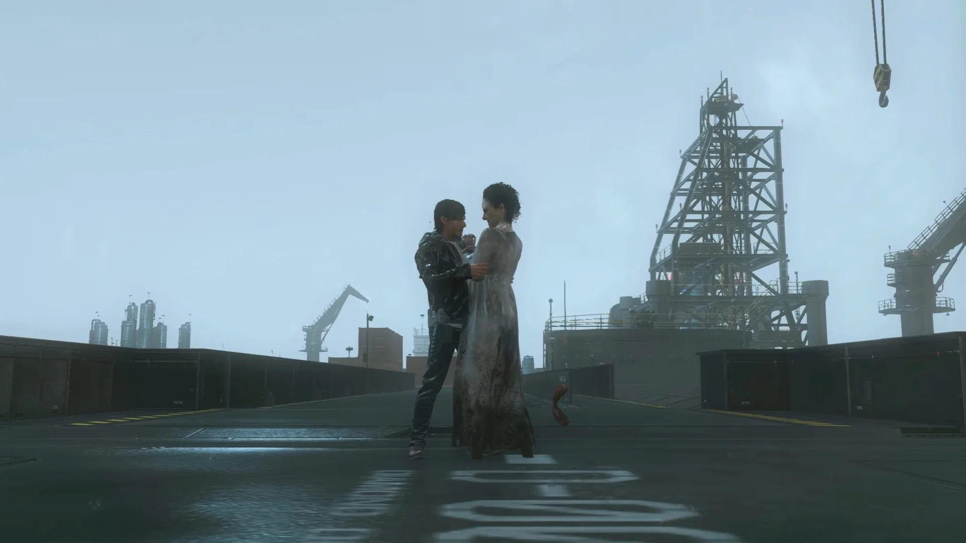 Norman Reedus And Other SILENT HILLS PT Characters Modded Into Weird MGSV Scene