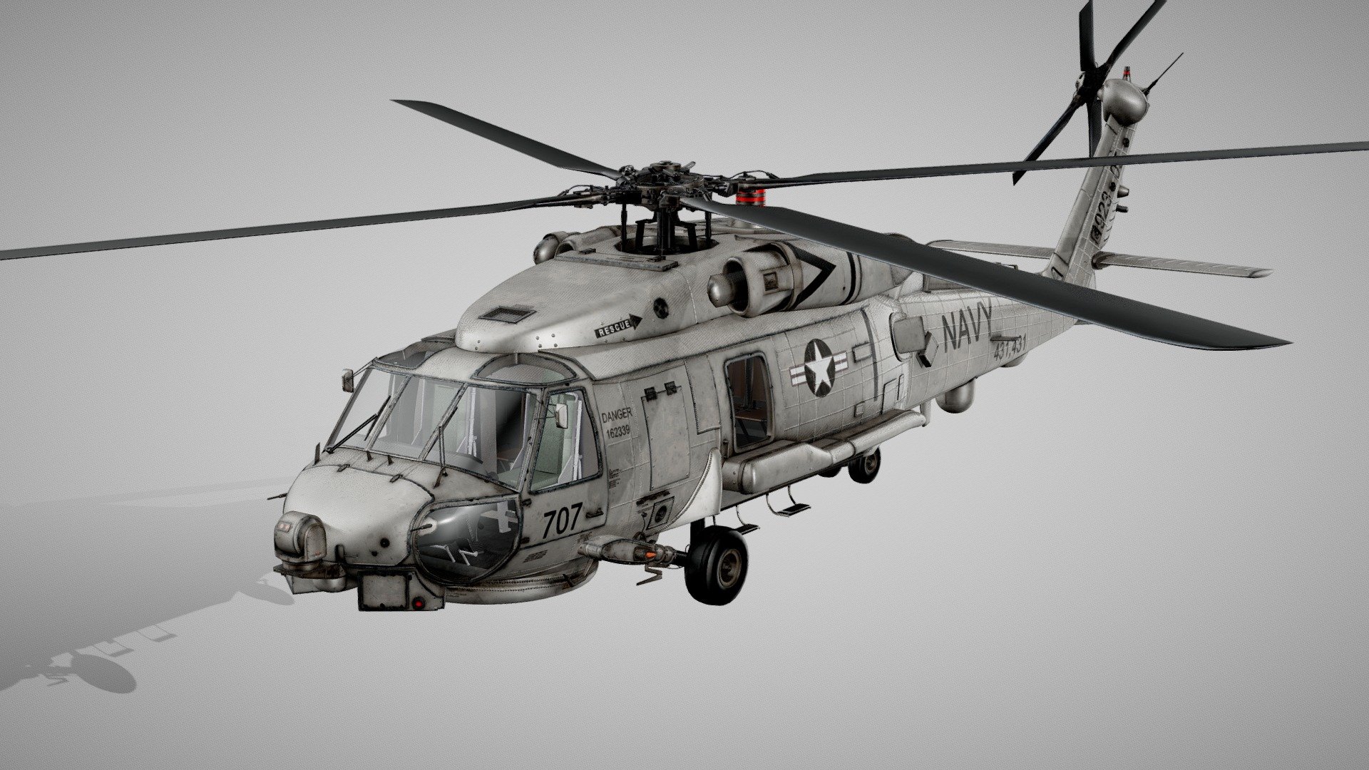 Sikorsky SH 60 Seahawk Model By SQUIR3D [e9a944c]