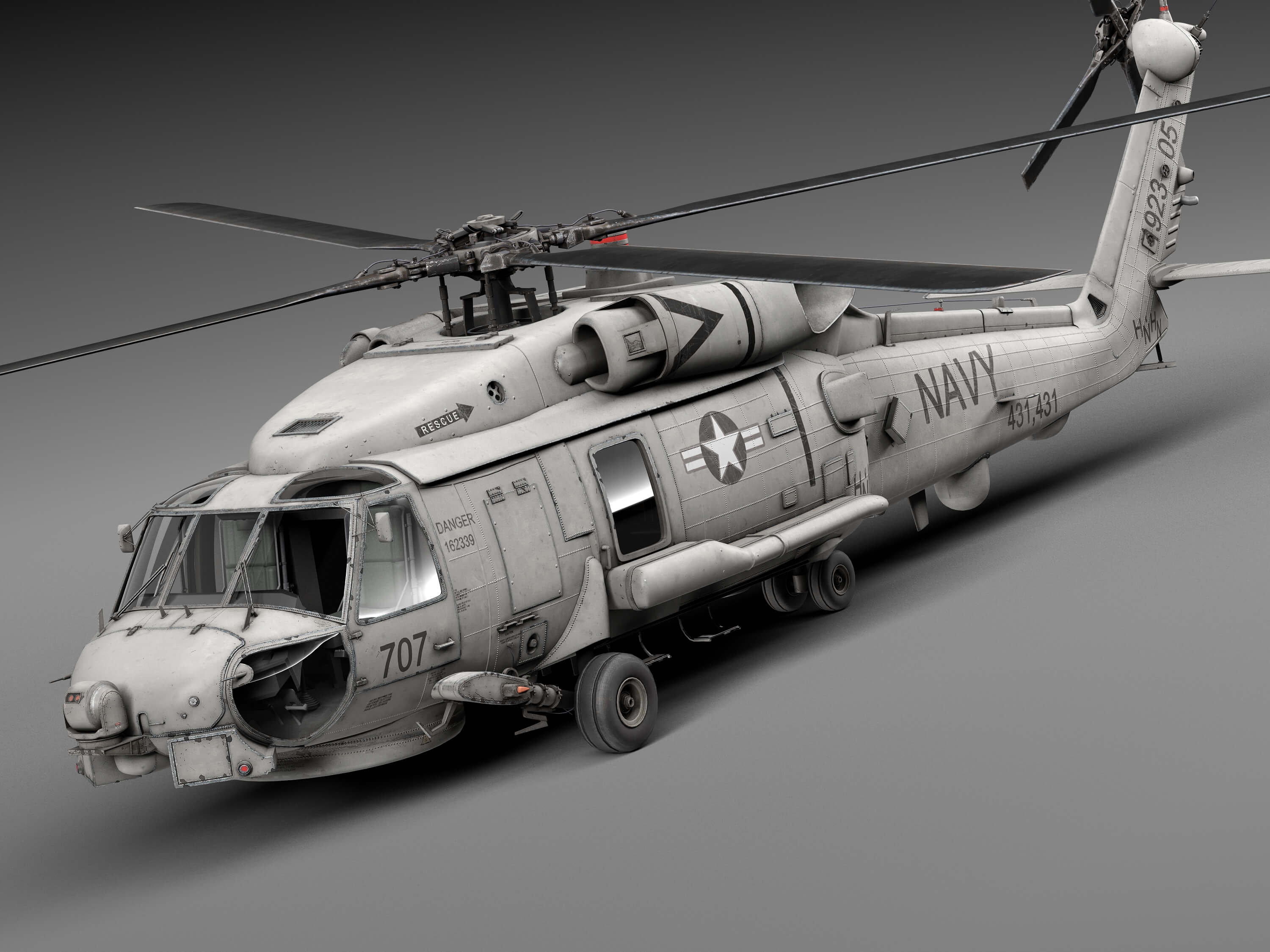 Sikorsky SH 60 Seahawk 3D Model