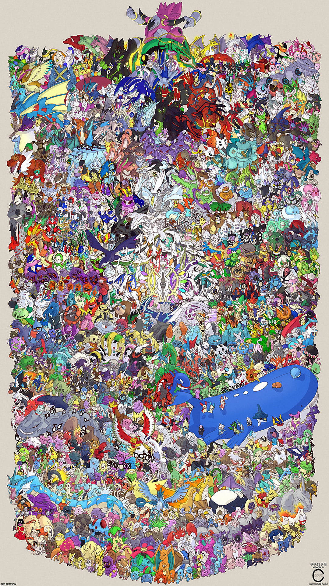 Download Pokemon Doodle Art HD Wallpaper