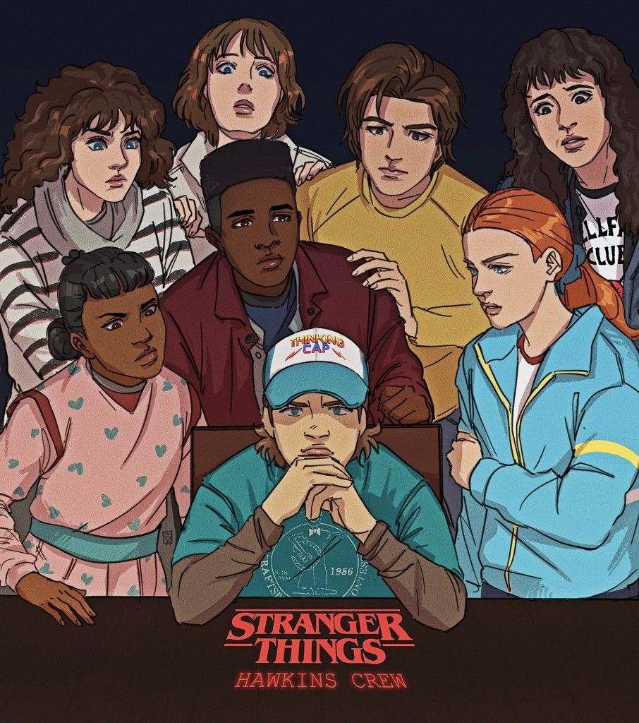 Stranger things art ideas. stranger things art, stranger things, stranger