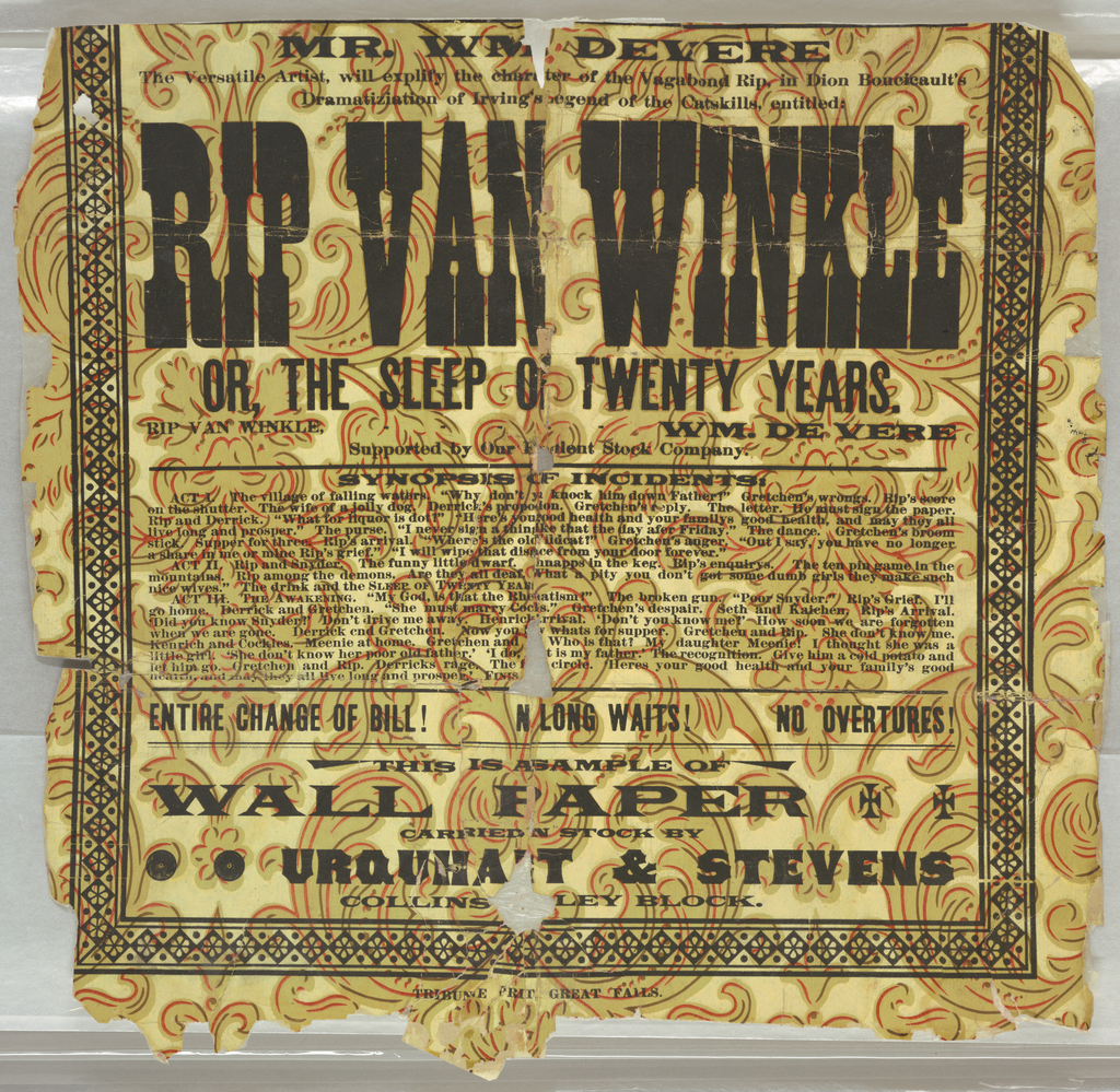 Rip Van Wallpaper. Cooper Hewitt, Smithsonian Design Museum