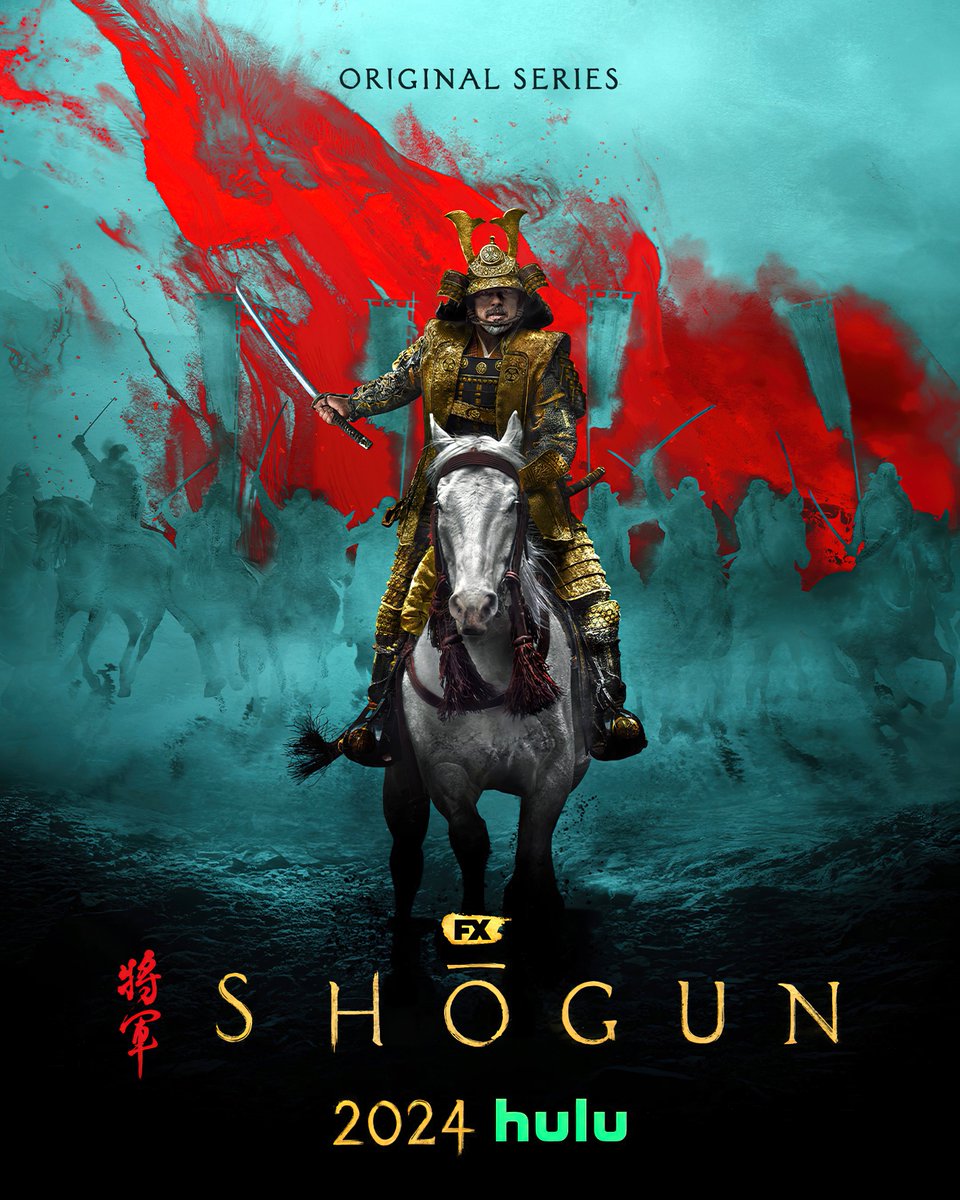 Shogun (4K UHD) HIGH RES TEXTLESS POSTER With Hiroyuki Sanada!
