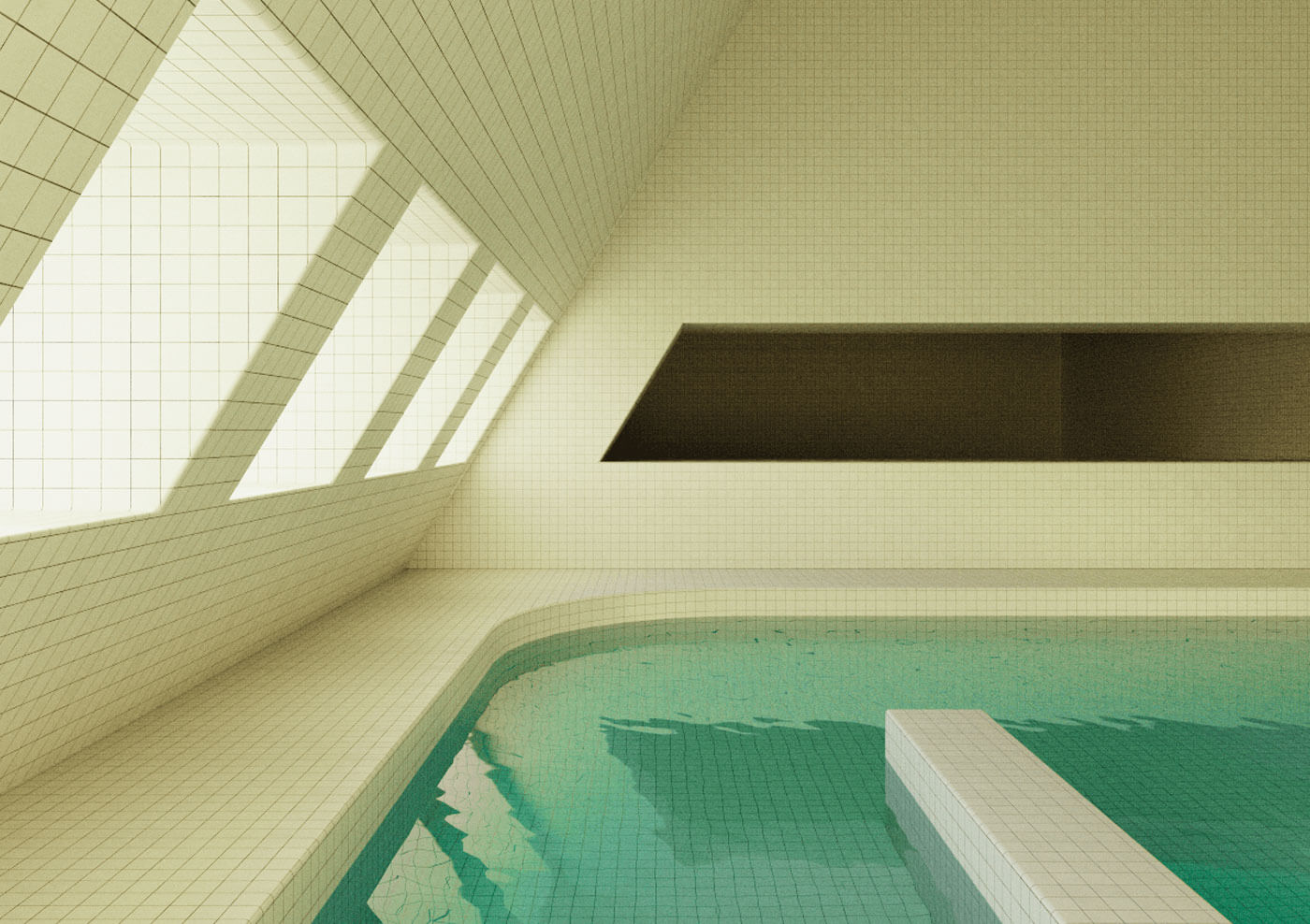 Dream Pools: Liminal Space Artworks by Jared Pike. Daily design inspiration for creatives