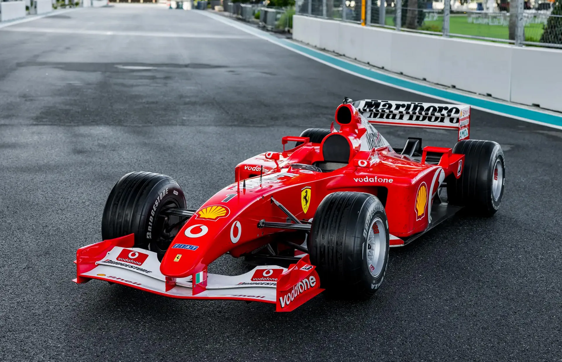 Ferrari F1 car driven to victory by Michael Schumacher can be yours