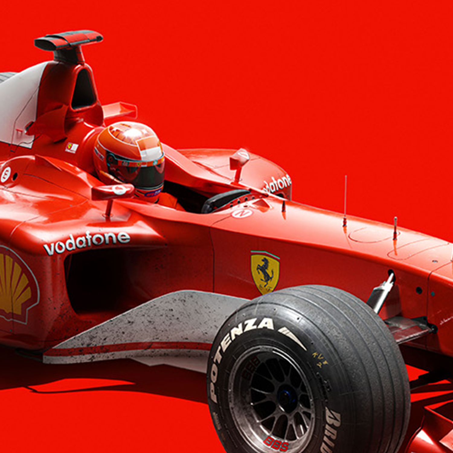 Poster. Ferrari F2002 Schumacher Suzuka GP 2002. Collector's Edition Poster