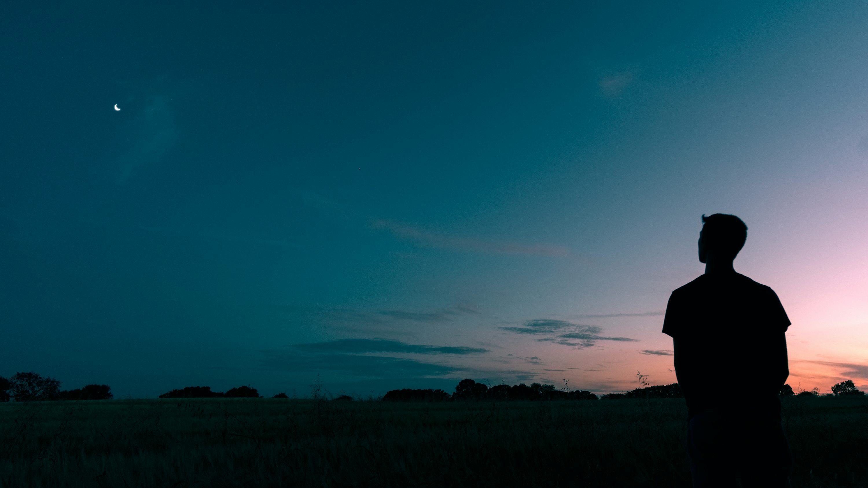Sunset Alone Picture. Download Free Image