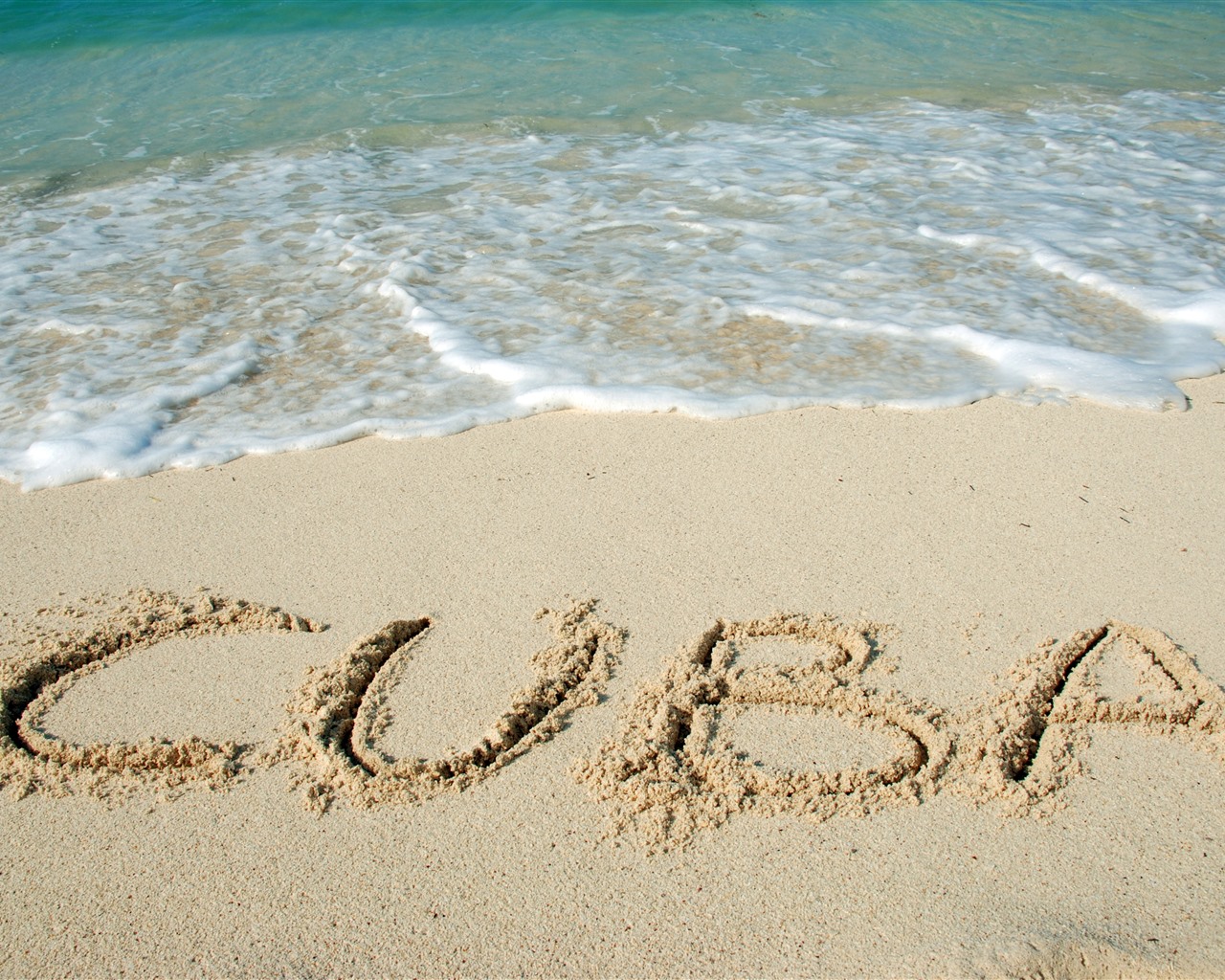Wallpaper Beach, Cuba, foam, sea 5120x2880 UHD 5K Picture, Image