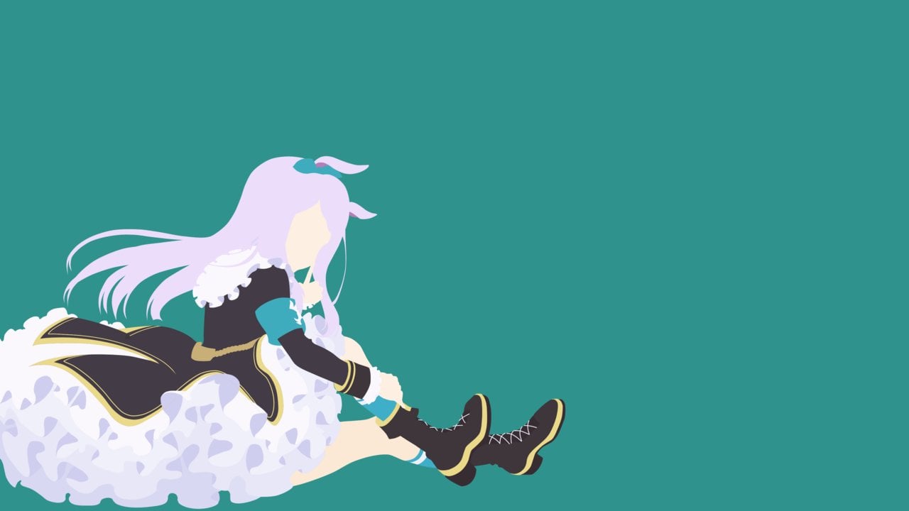 Mejiro McQueen minimalist wallpaper