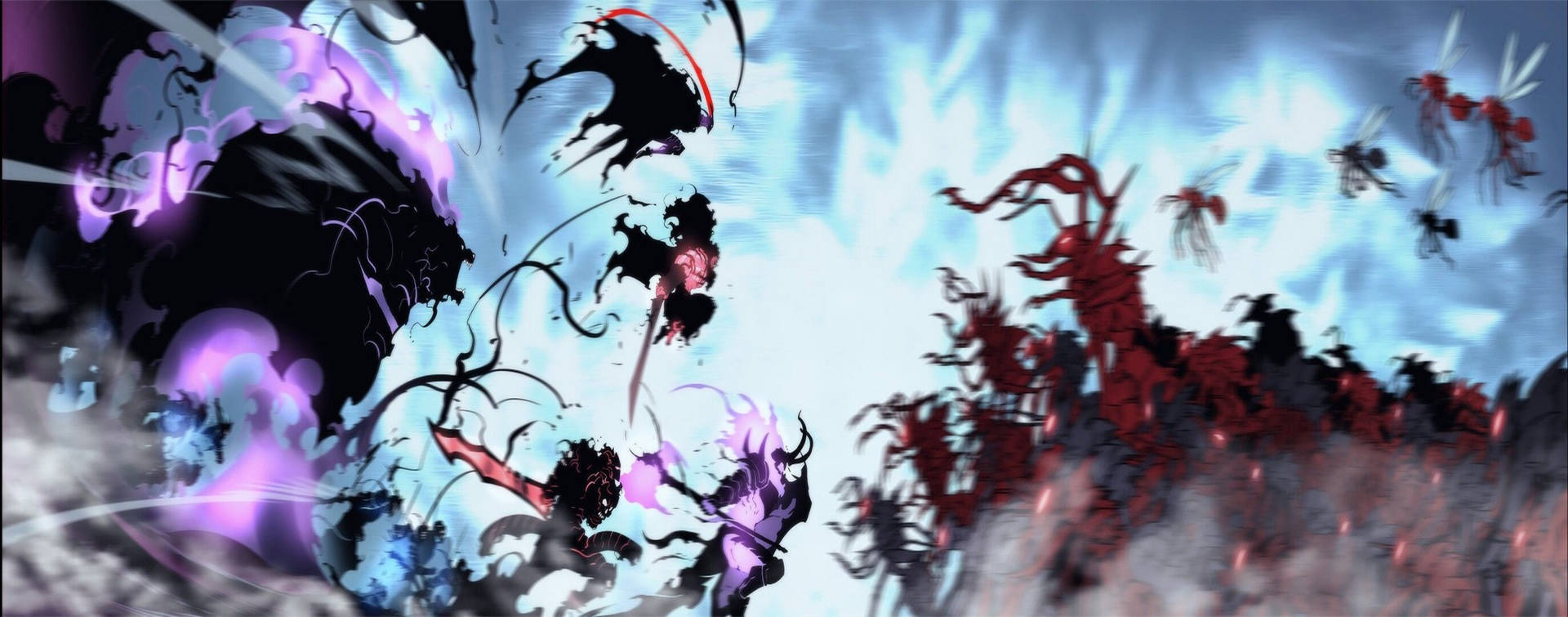 Download Shadows Battle Orcs Solo Leveling 4k Wallpaper