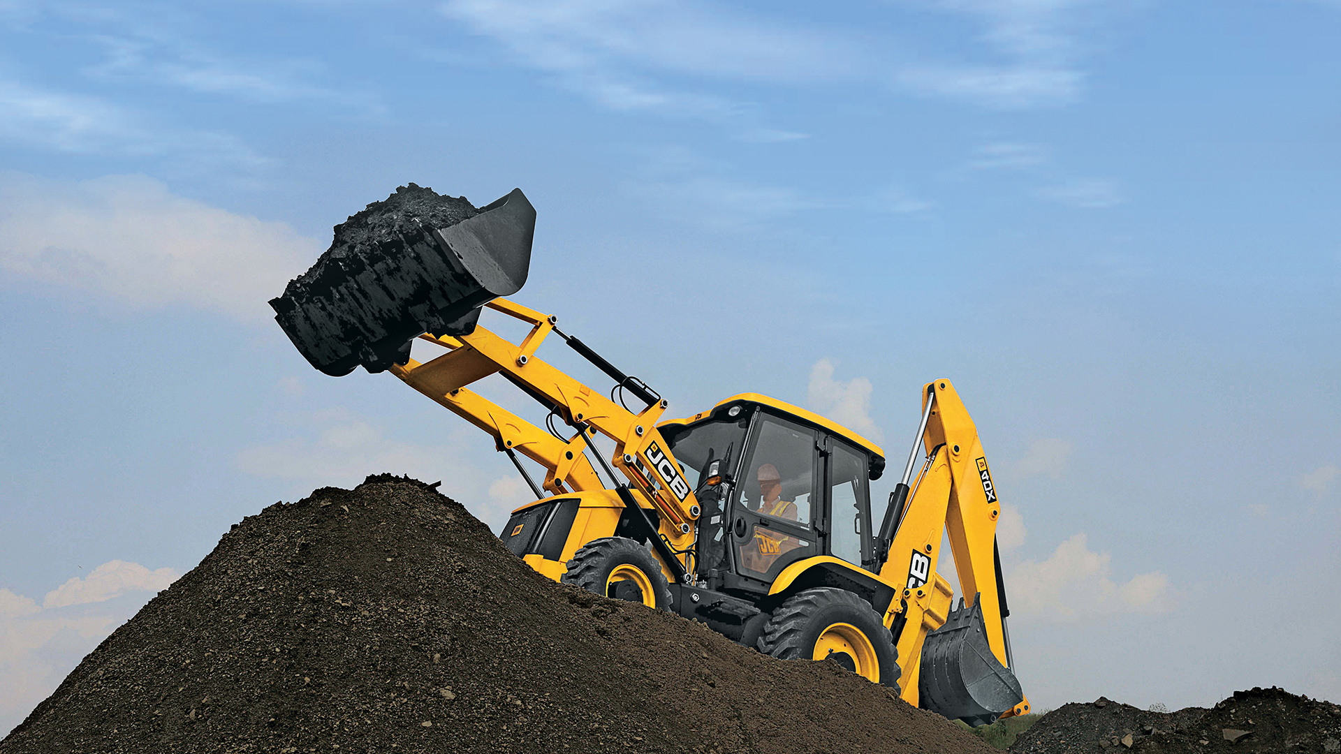 Jcb Backhoe Loader 4dx Mining Wallpaper & Background Download