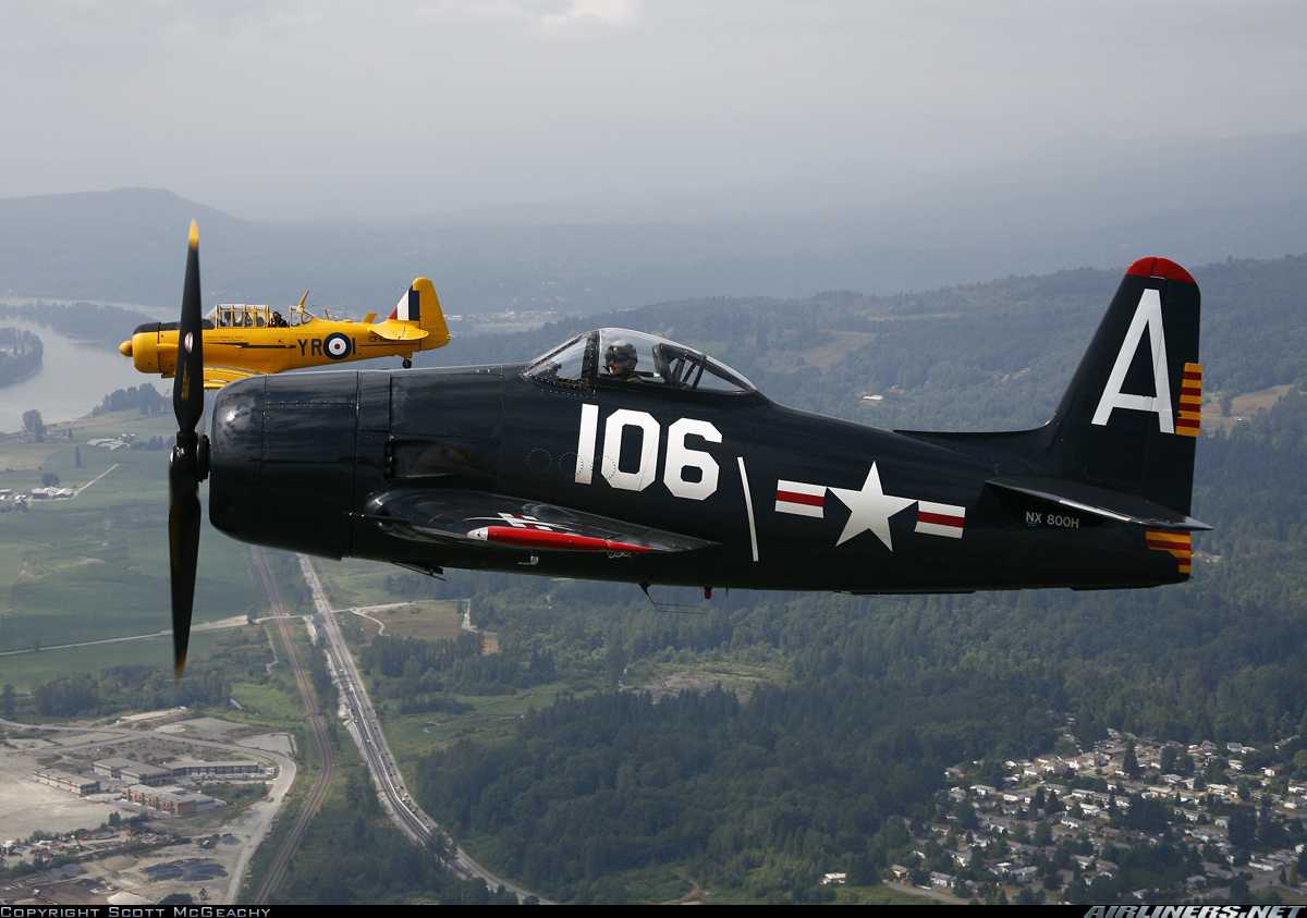 Grumman F8F 2 Bearcat (G 58). Aviation Photo
