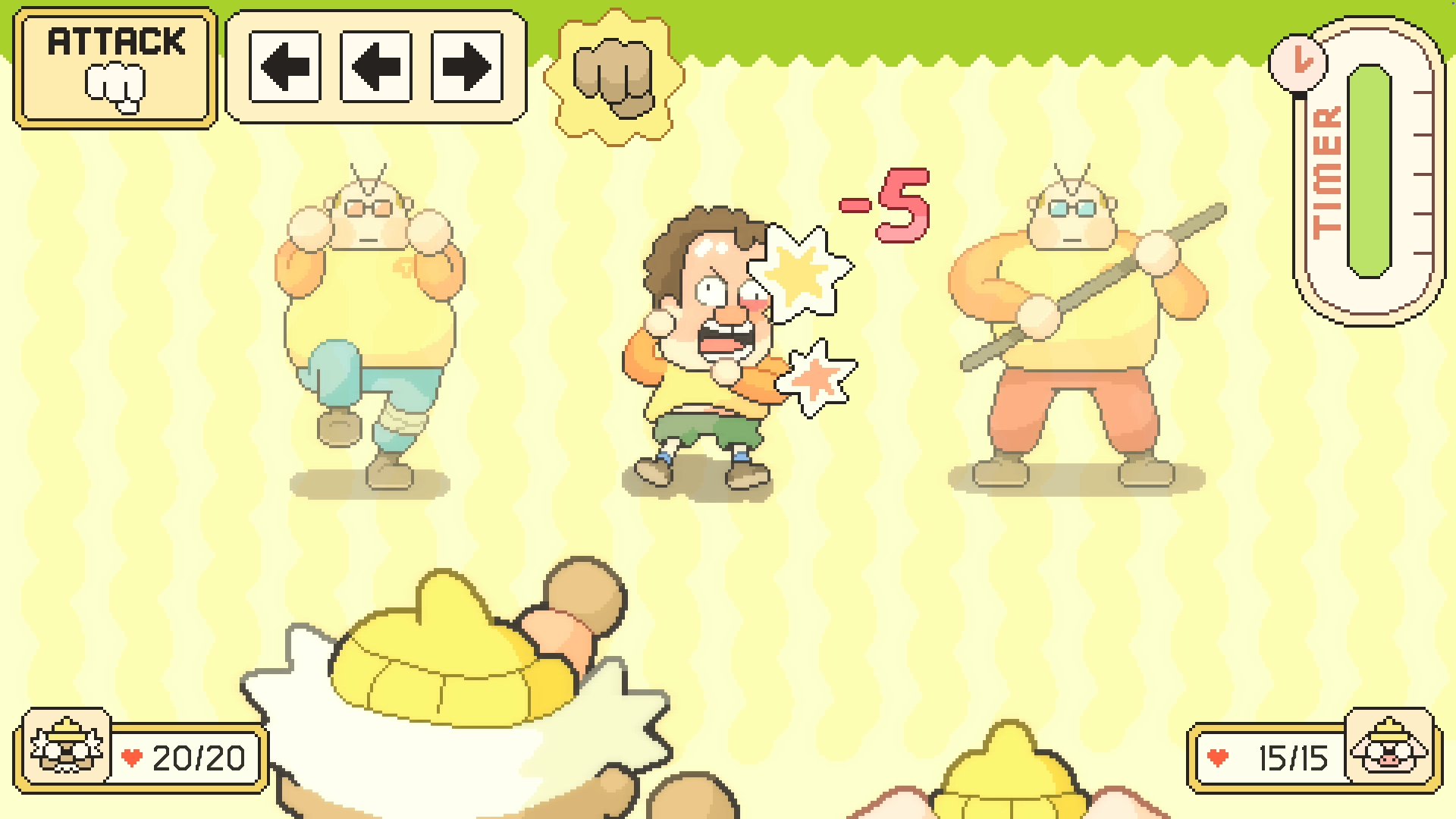 Screenshots From Our Mother Inspired RPG: Hermit And Pig