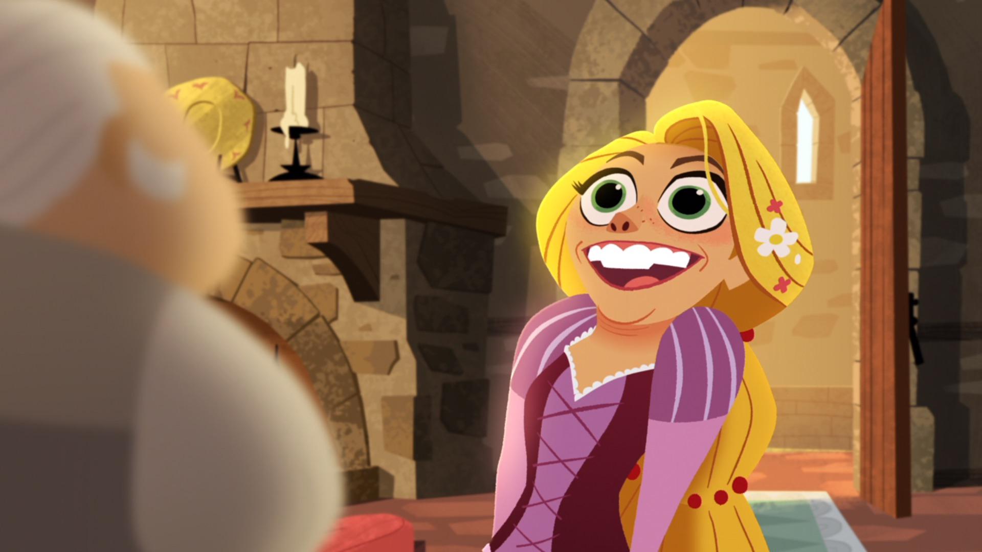 Recreating funny Rapunzel screenshots with cosplay (self)