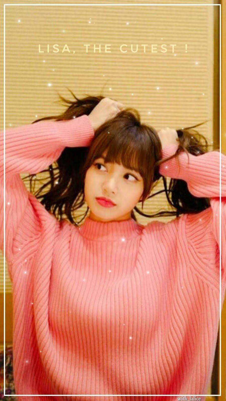 Download Blackpink Cute Lisa The Cutest Wallpaper