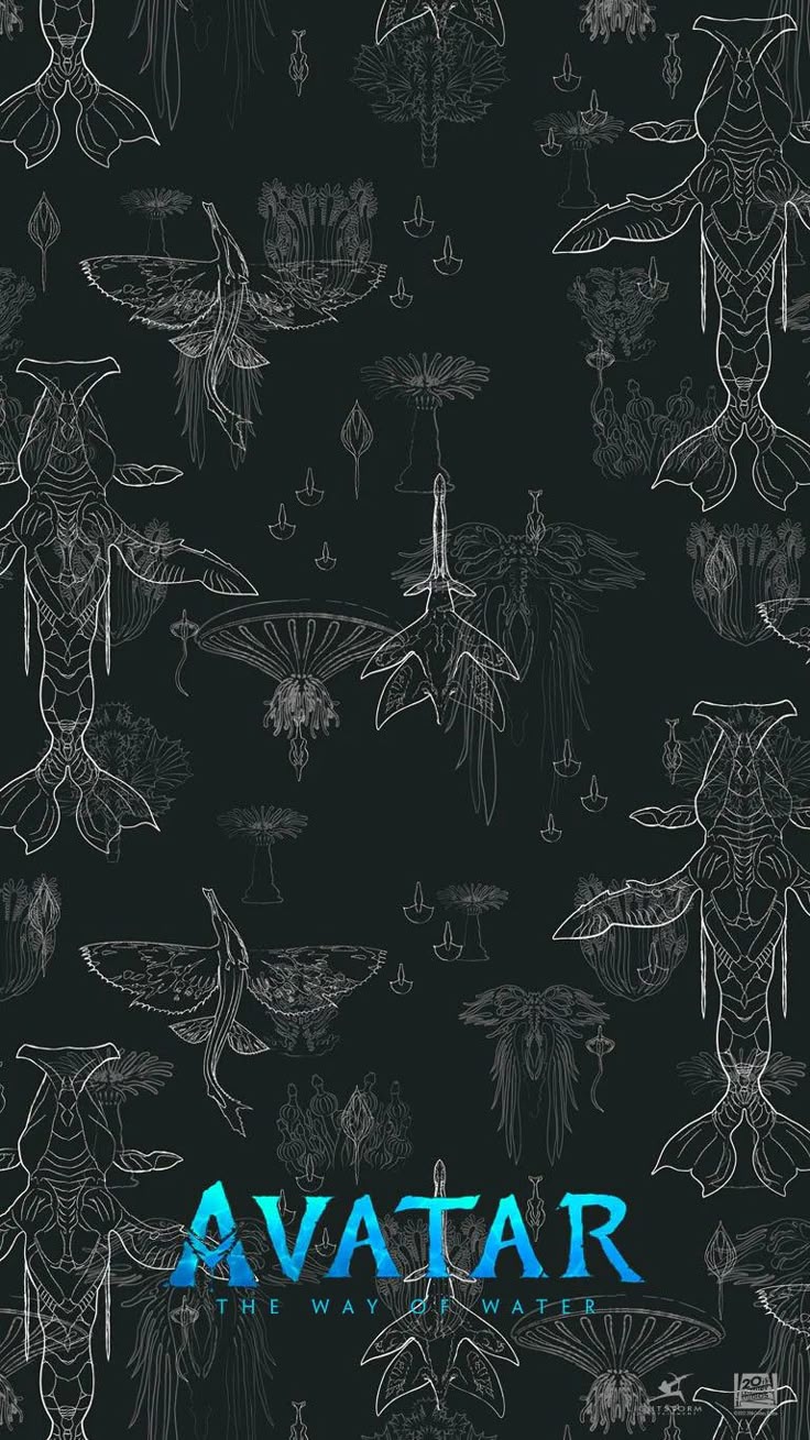 Tulkun, Skimwing, and other pandoran creatures: The Way of Water phone wallpaper
