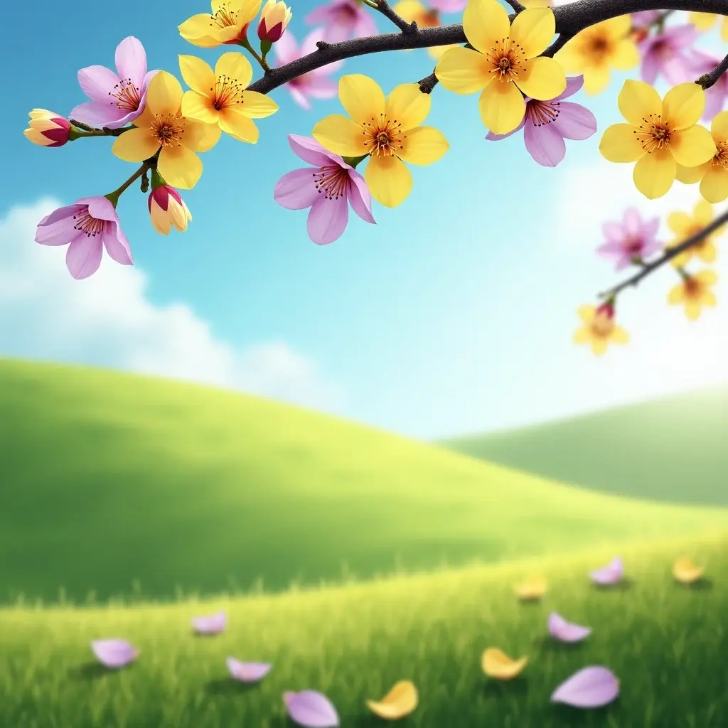 Spring Flower Background Image