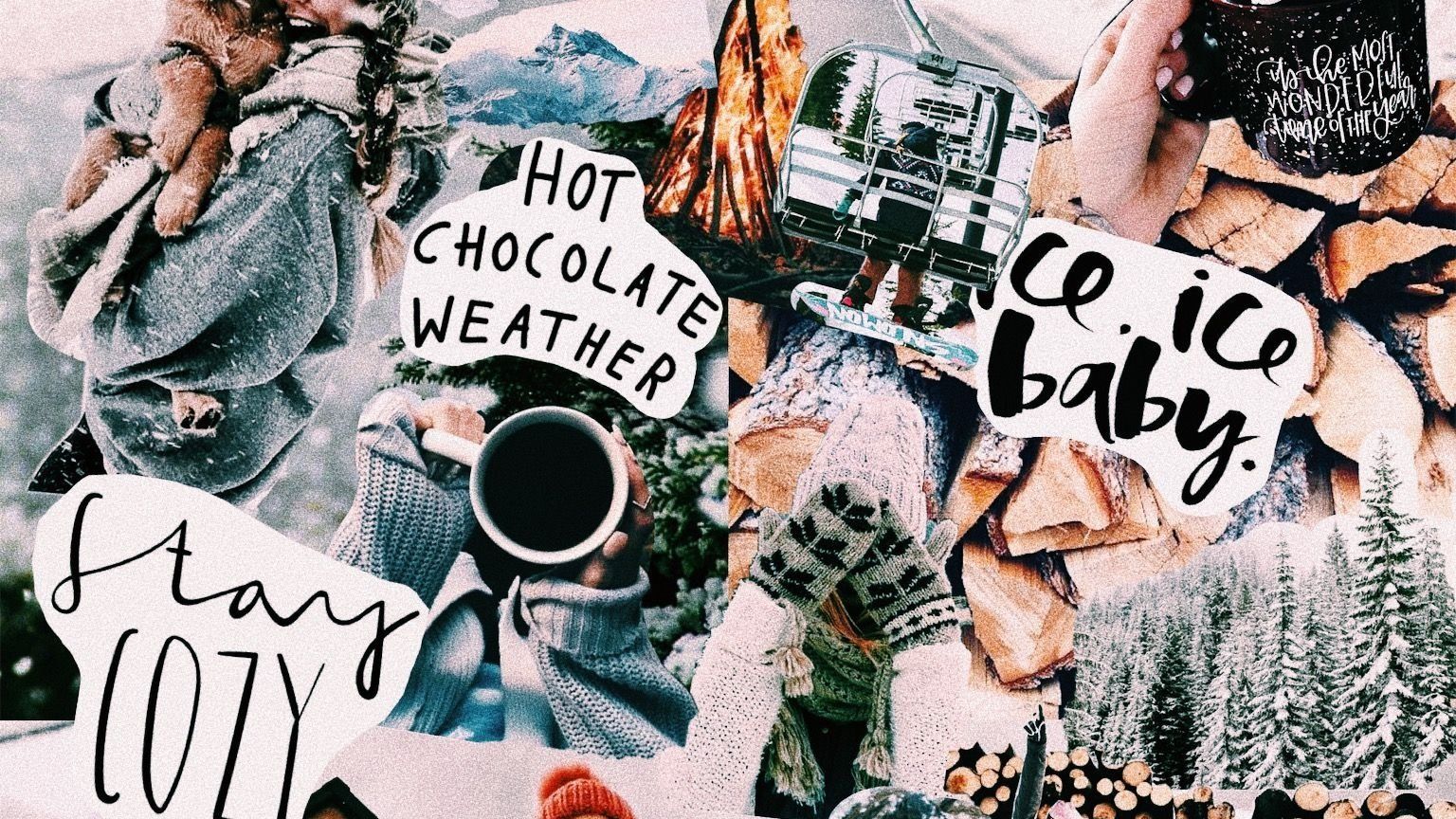 Winter Collage Desktop Wallpaper, HD Winter Collage Desktop Background on WallpaperBat