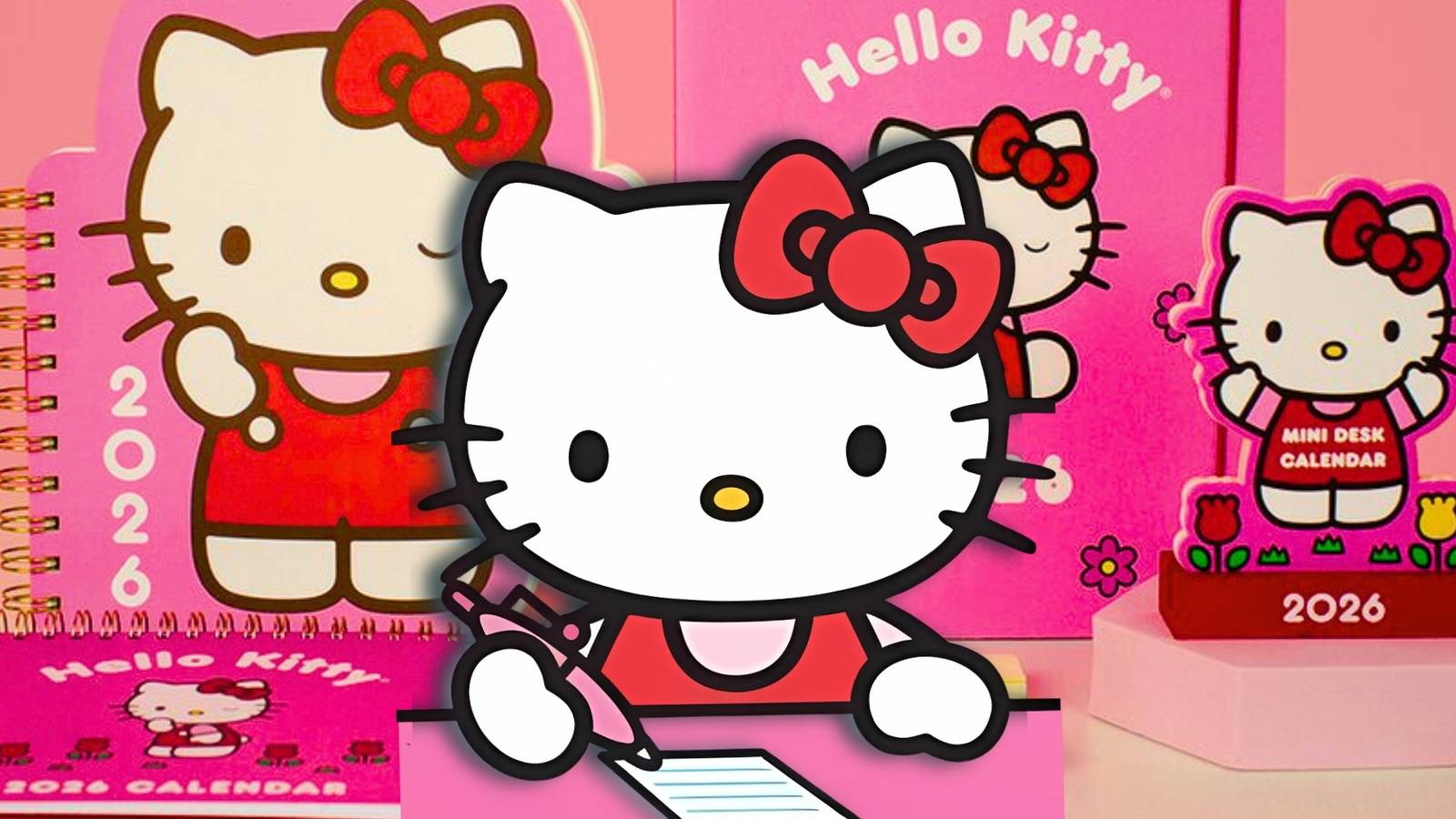 Hello Kitty Kicks Off 2026 Early With Adorable Sanrio Calendar & Planner Collection for International Fans