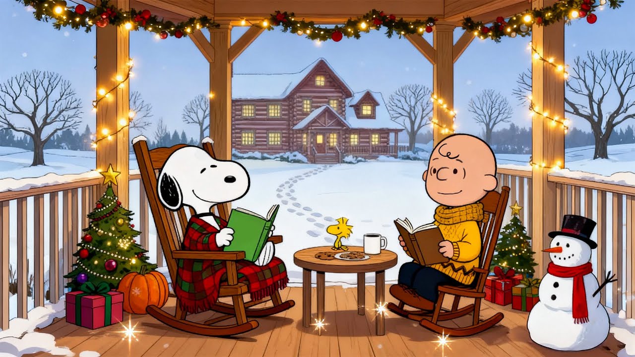 Cozy Winter Reading with Snoopy