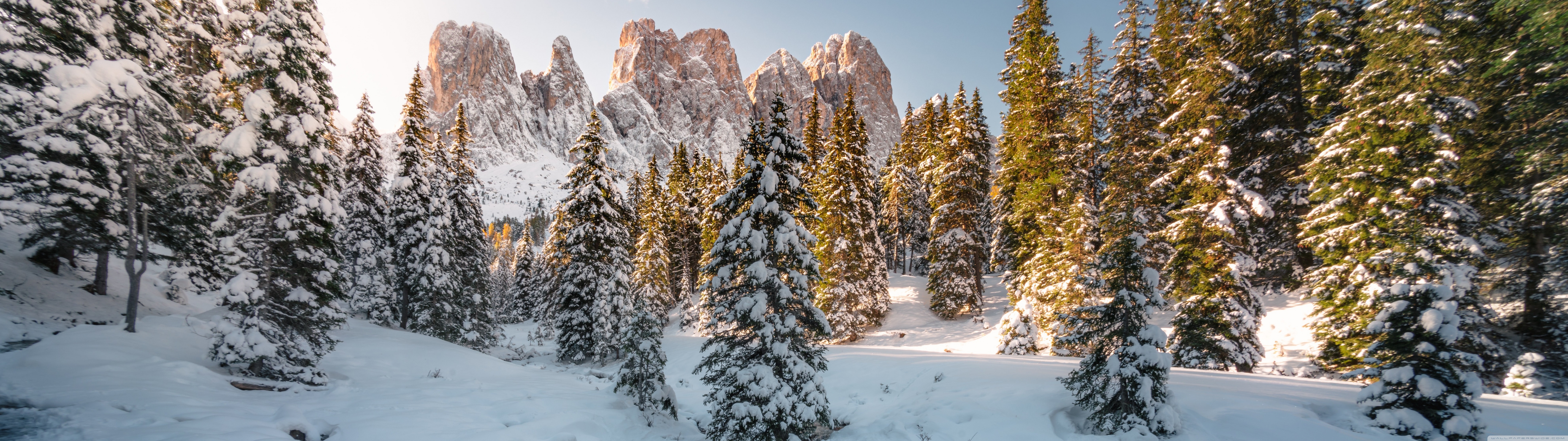 Small Creek, Snowy Mountain Landscape 4K UHD Wallpaper for UltraHD Desktop and TV, Widescreen and UltraWide Display, Dual Monitor, Smartphone and Tablet Devices