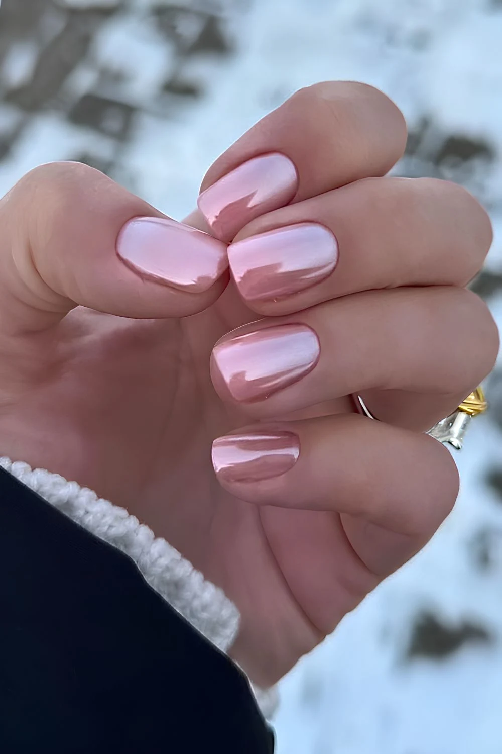 Pink Winter Nails So Good You'll Forget It's Freezing