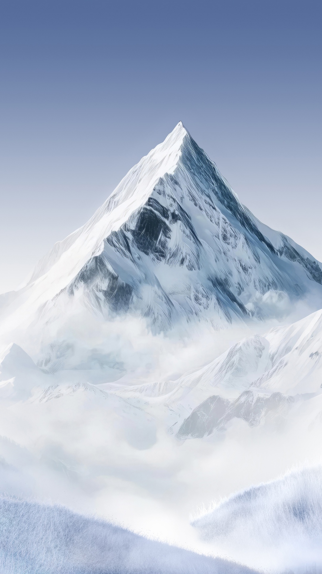 Winter Wallpaper 4K, Mountain Landscape