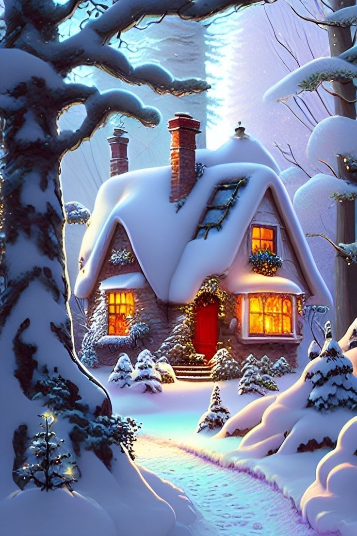 Cozy Christmas Scene